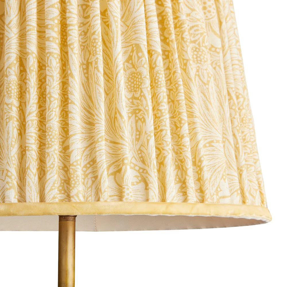 Pooky 30cm straight empire shade in cowslip marigold linen by Morris & Co