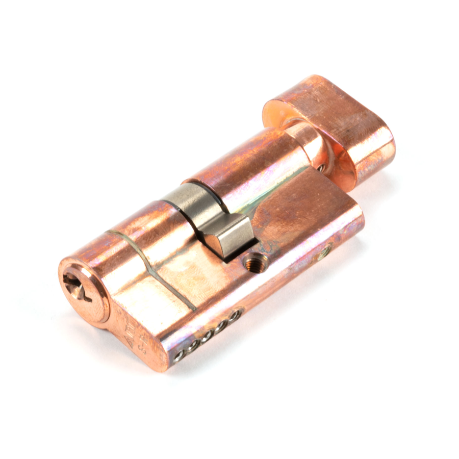 From the Anvil Polished Bronze 30/30 5pin Euro Cylinder/Thumbturn KA