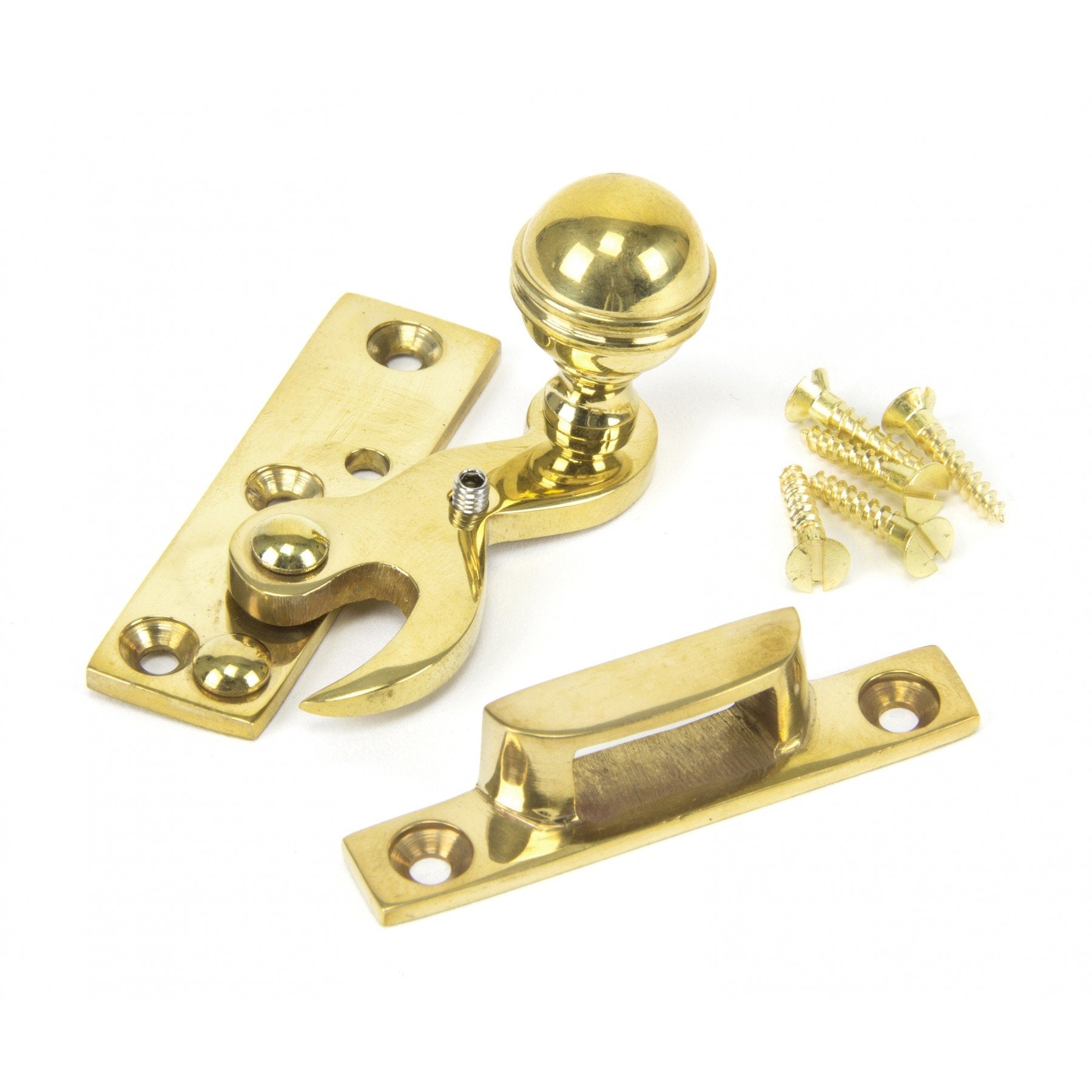 From the Anvil Polished Brass Prestbury Hook Fastener - No.42 Interiors