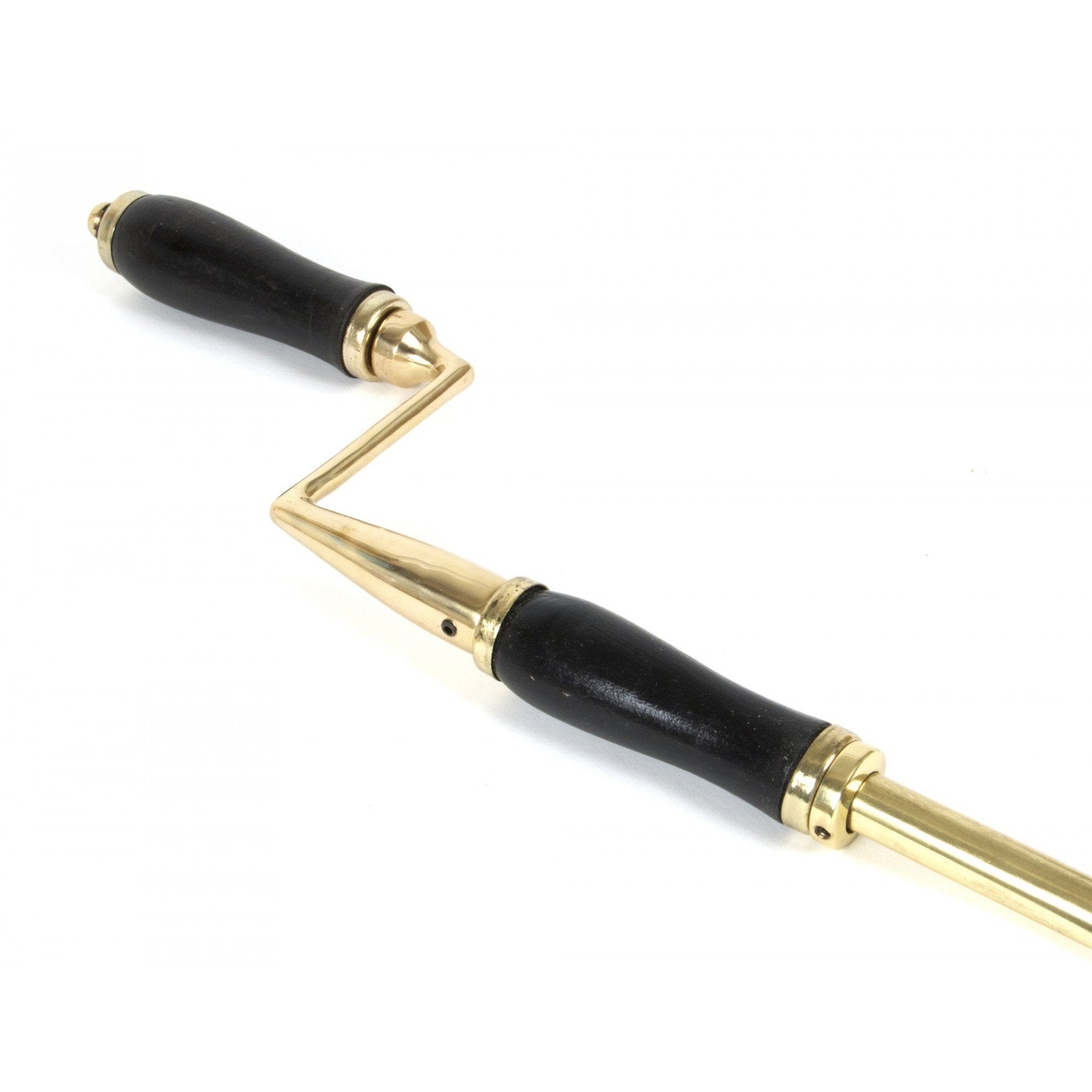 From the Anvil Polished Brass Lacquered Telescopic 1-2m Window Winder - No.42 Interiors