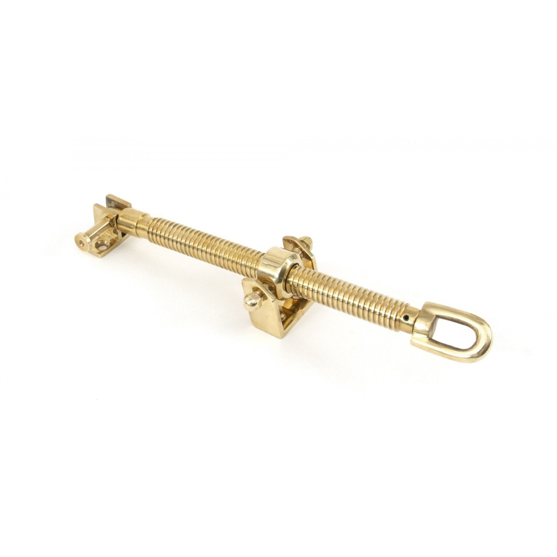 From the Anvil Polished Brass 12'' Fanlight Screw Opener - No.42 Interiors
