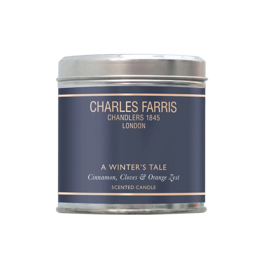 Charles Farris A Winter's Tale Tin Candle | Orange Zest, Cinnamon & Cloves