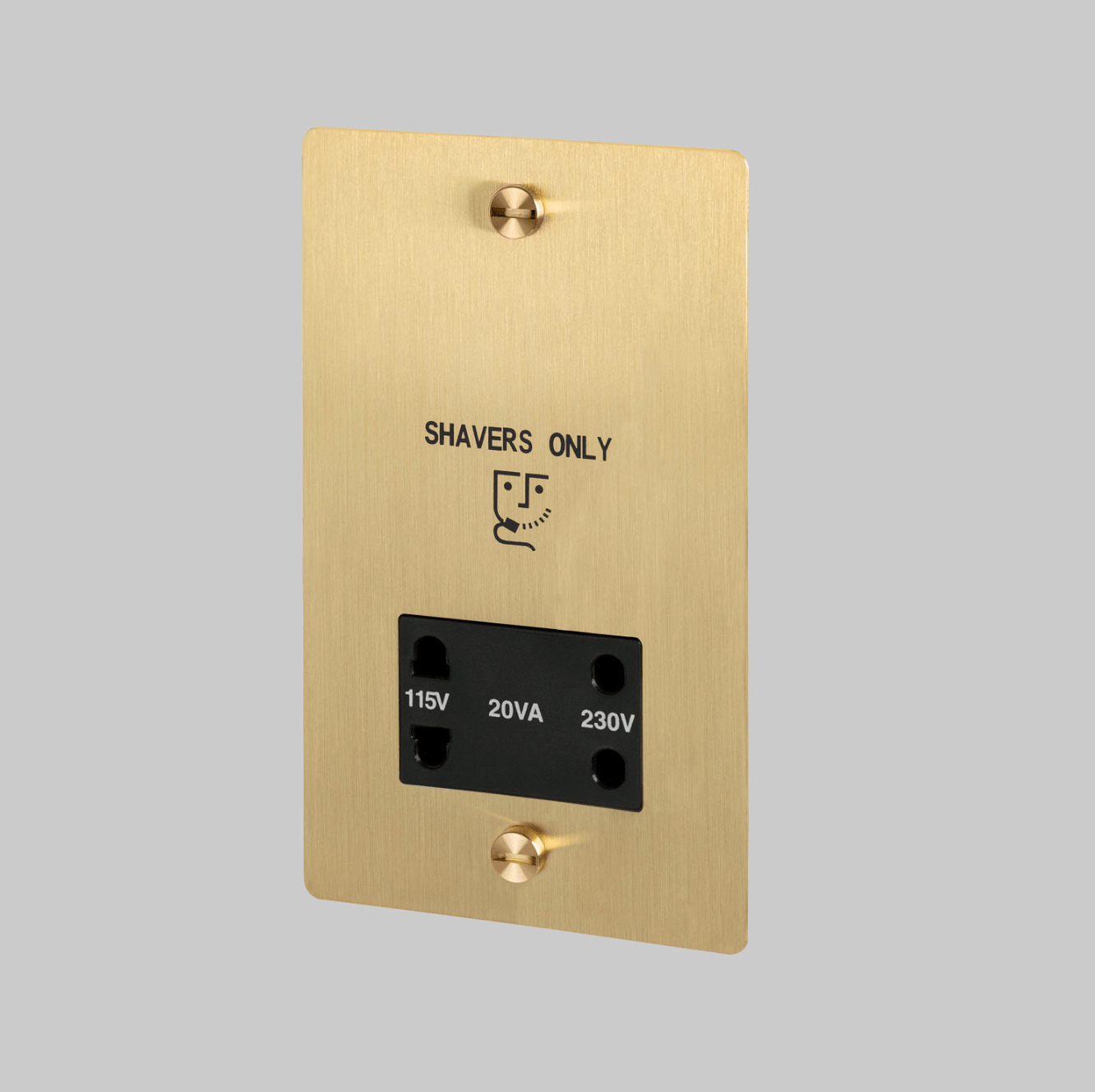 Buster and Punch SHAVER SOCKET / BRASS - No.42 Interiors