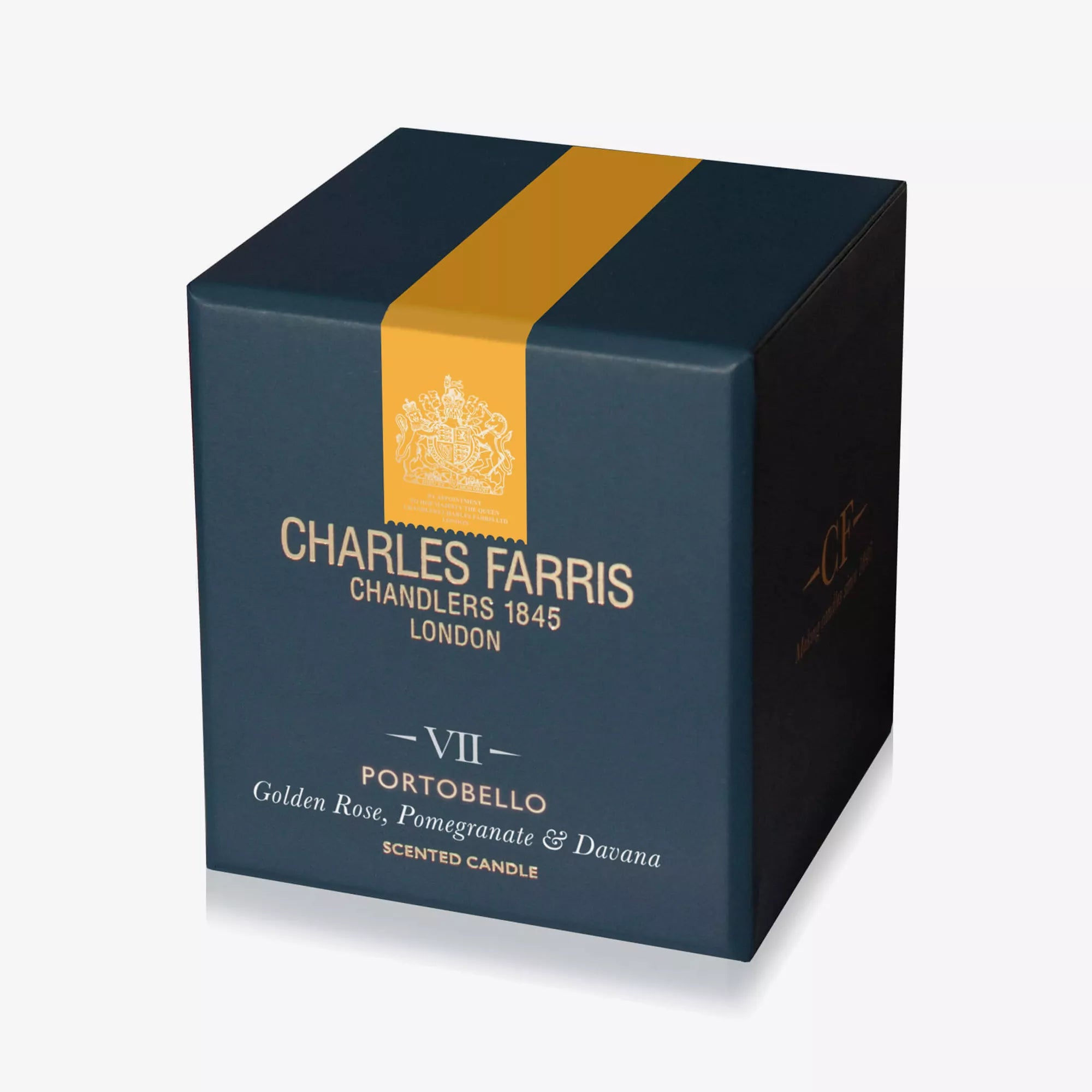 Charles Farris VII Portobello – Scented Candle | Golden Rose, Pomegranate & Davana