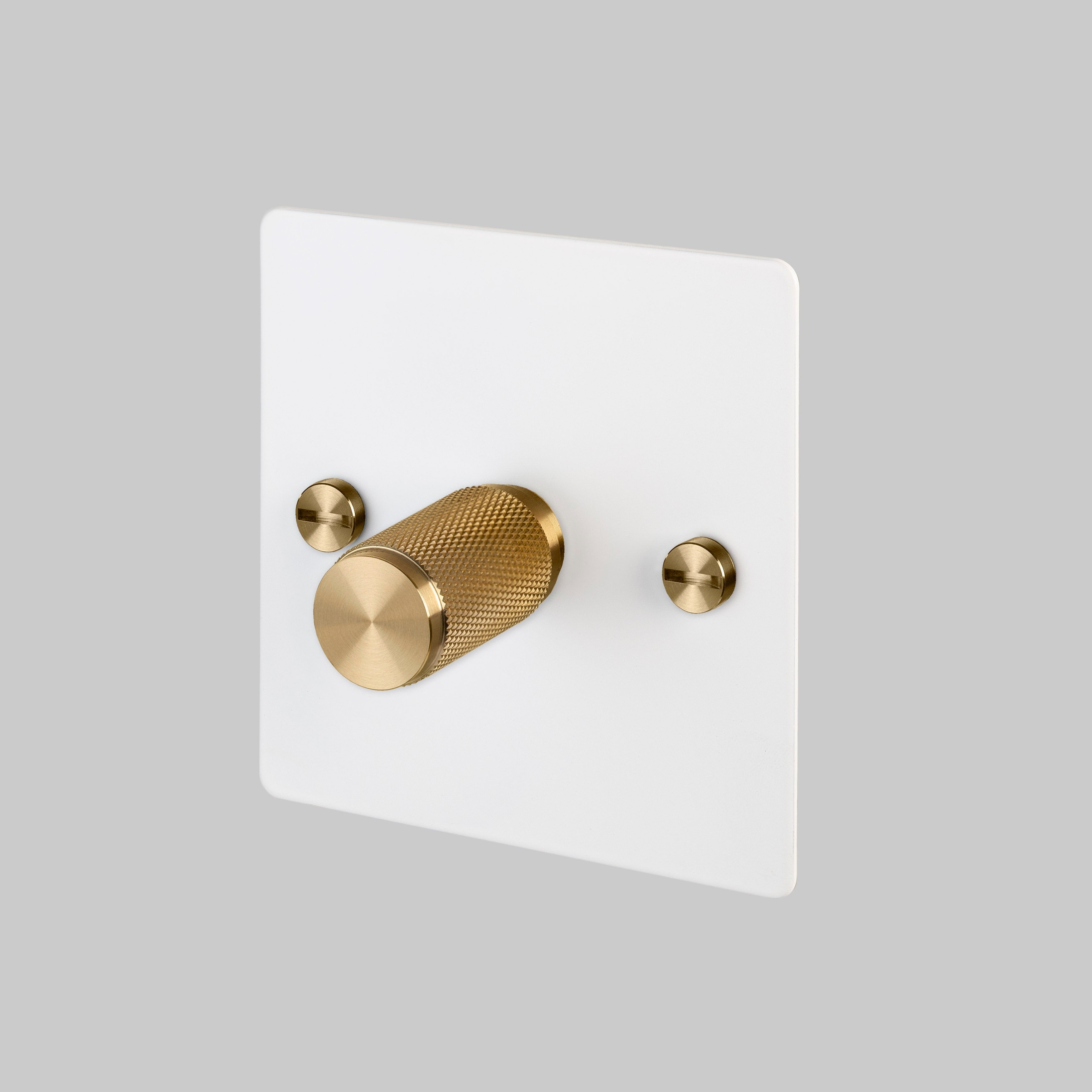 Buster and Punch 1G DIMMER / WHITE / BRASS - No.42 Interiors