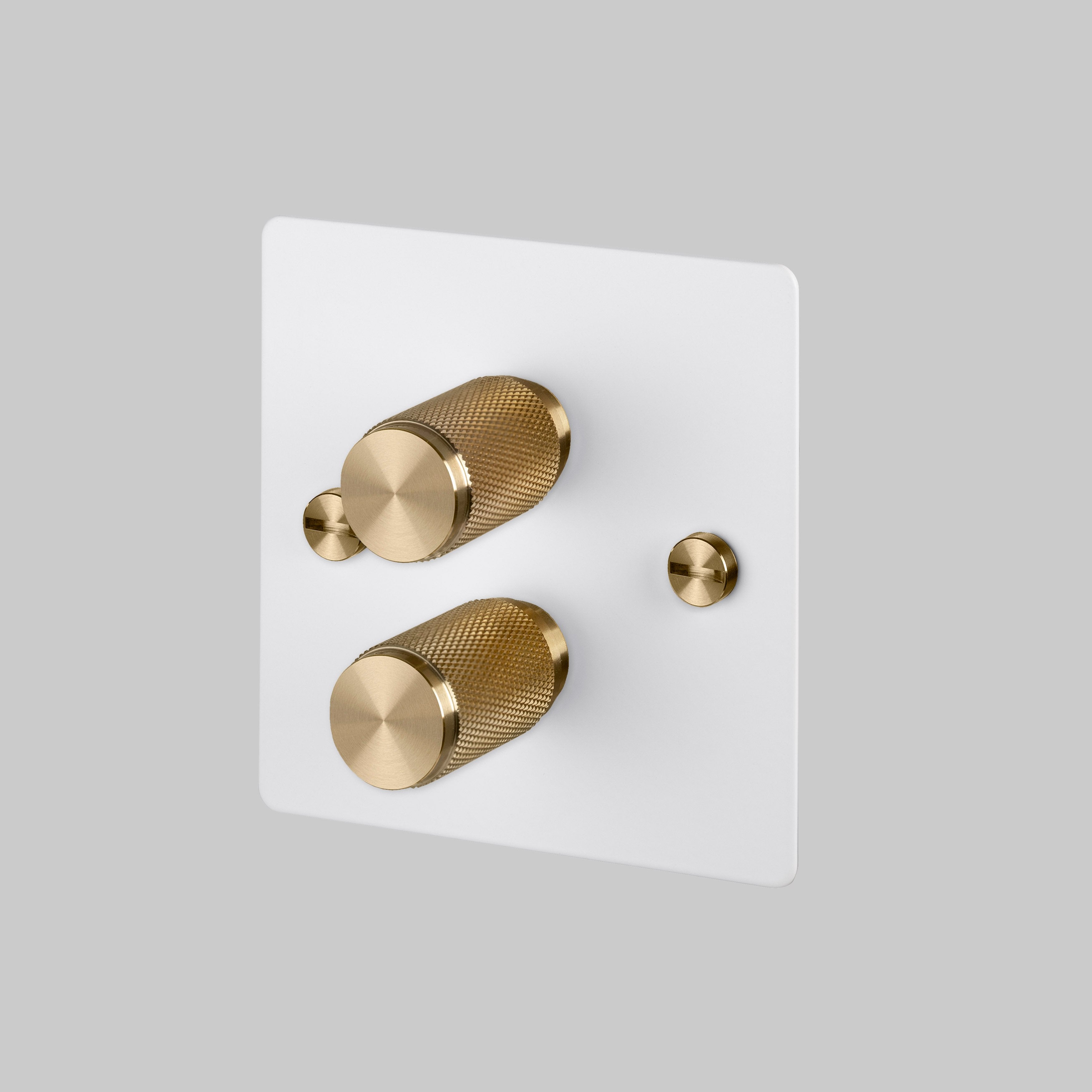 Buster and Punch 2G DIMMER / WHITE / BRASS - No.42 Interiors