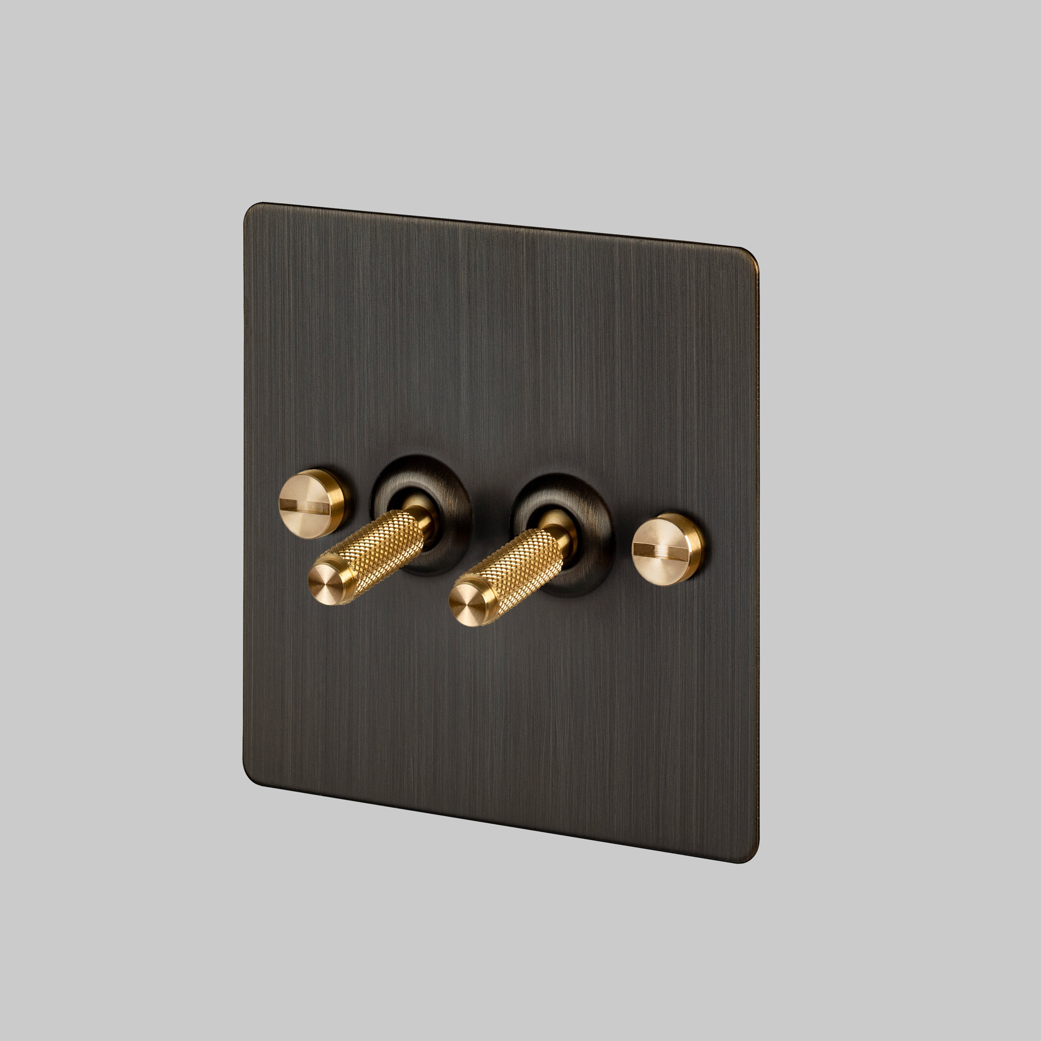 Buster and Punch 2G TOGGLE SWITCH / SMOKED BRONZE / BRASS - No.42 Interiors