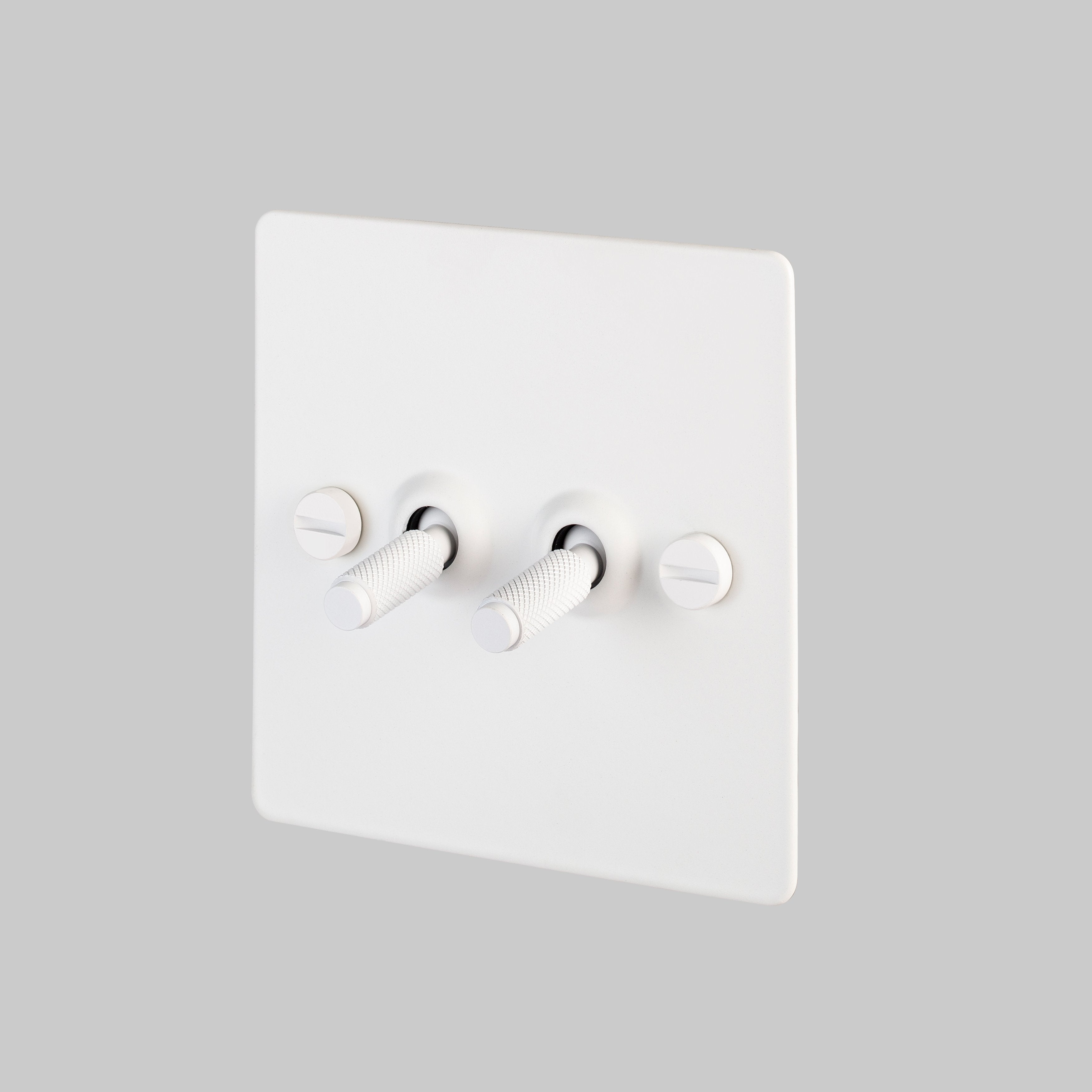Buster and Punch 2G TOGGLE SWITCH / WHITE - No.42 Interiors