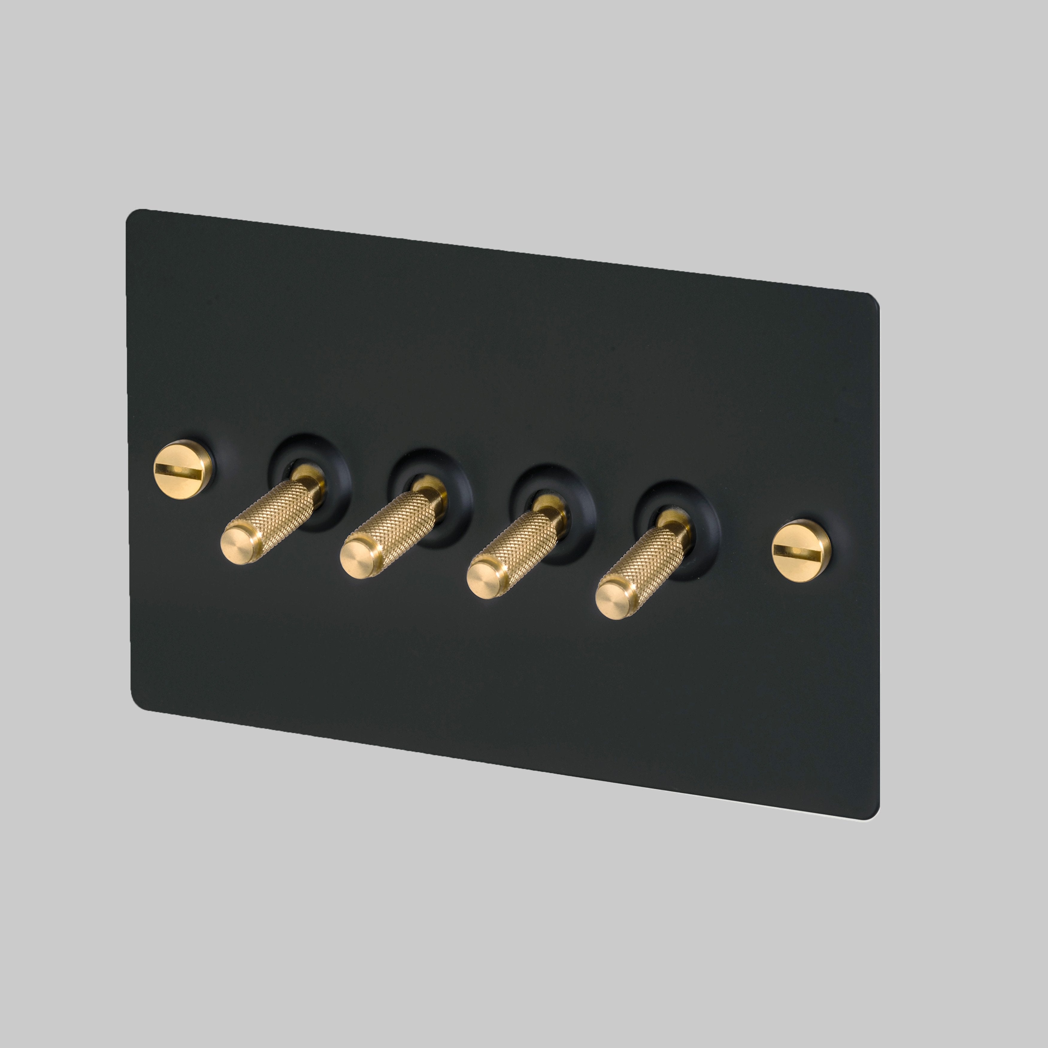 Buster and Punch 4G TOGGLE SWITCH / BLACK / BRASS - No.42 Interiors