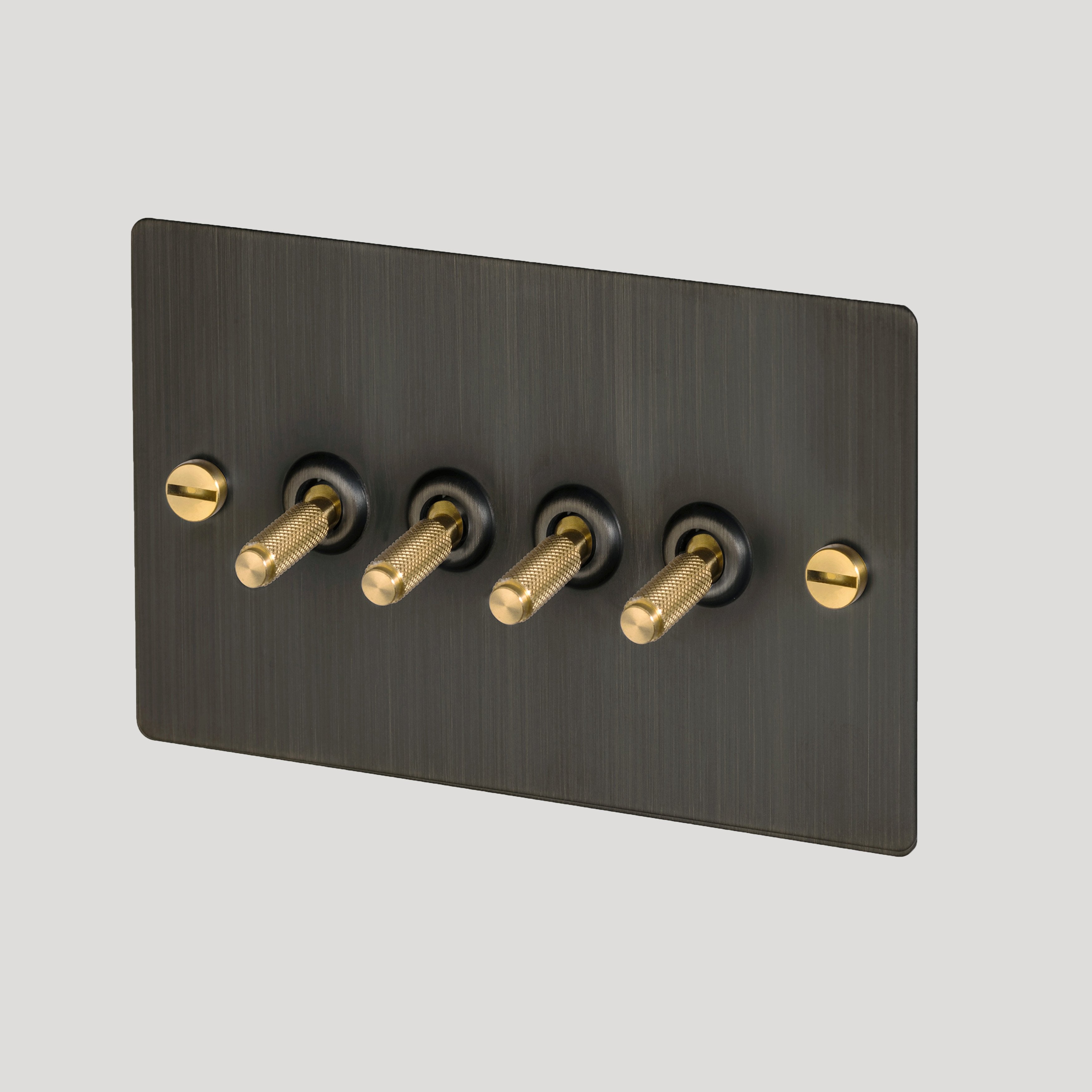 Buster and Punch 4G TOGGLE SWITCH / SMOKED BRONZE / BRASS - No.42 Interiors