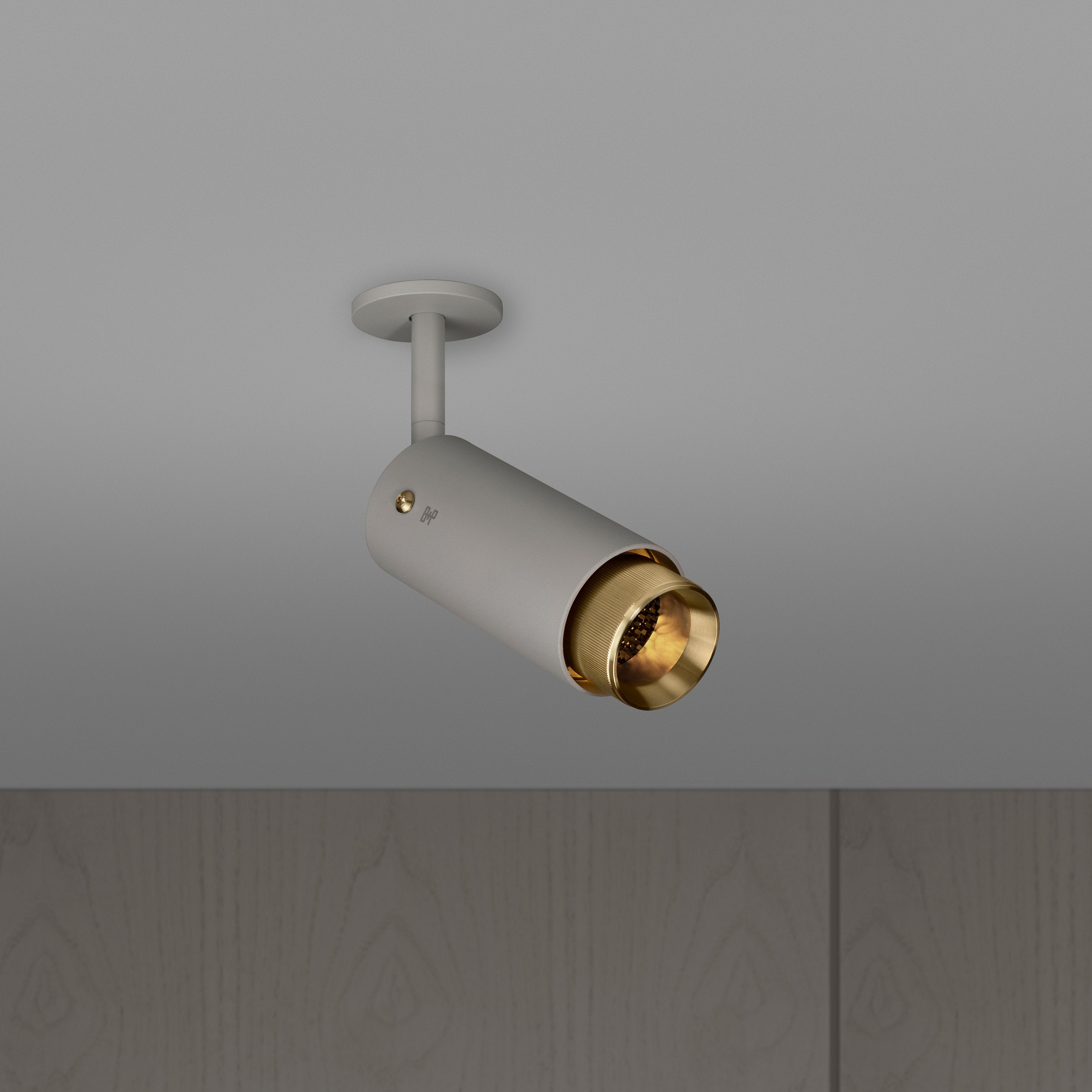Buster and Punch EXHAUST SPOT / STONE / BRASS - No.42 Interiors