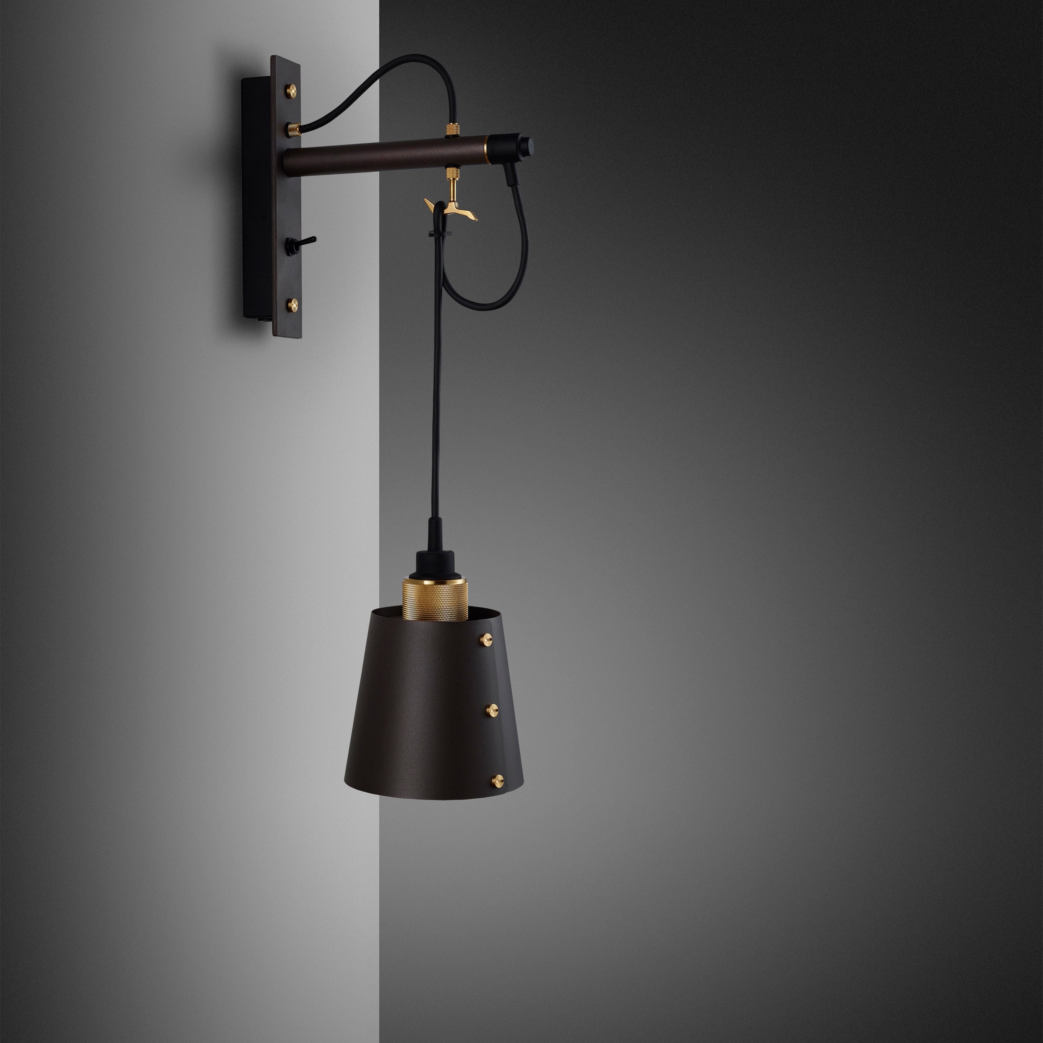 Buster and Punch HOOKED WALL / SMALL / GRAPHITE / BRASS