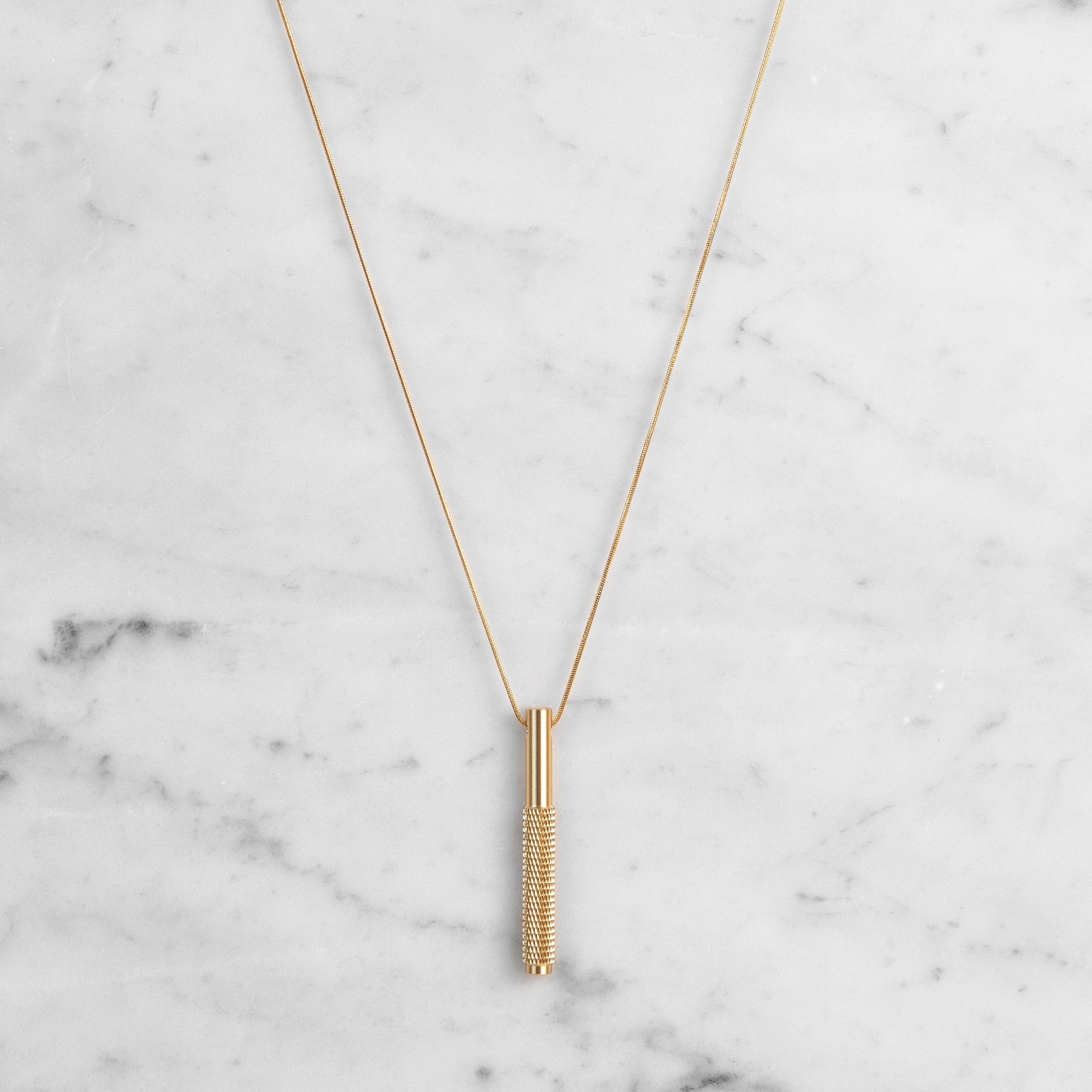 Buster and Punch NECKLACE / VERTICAL / BRASS