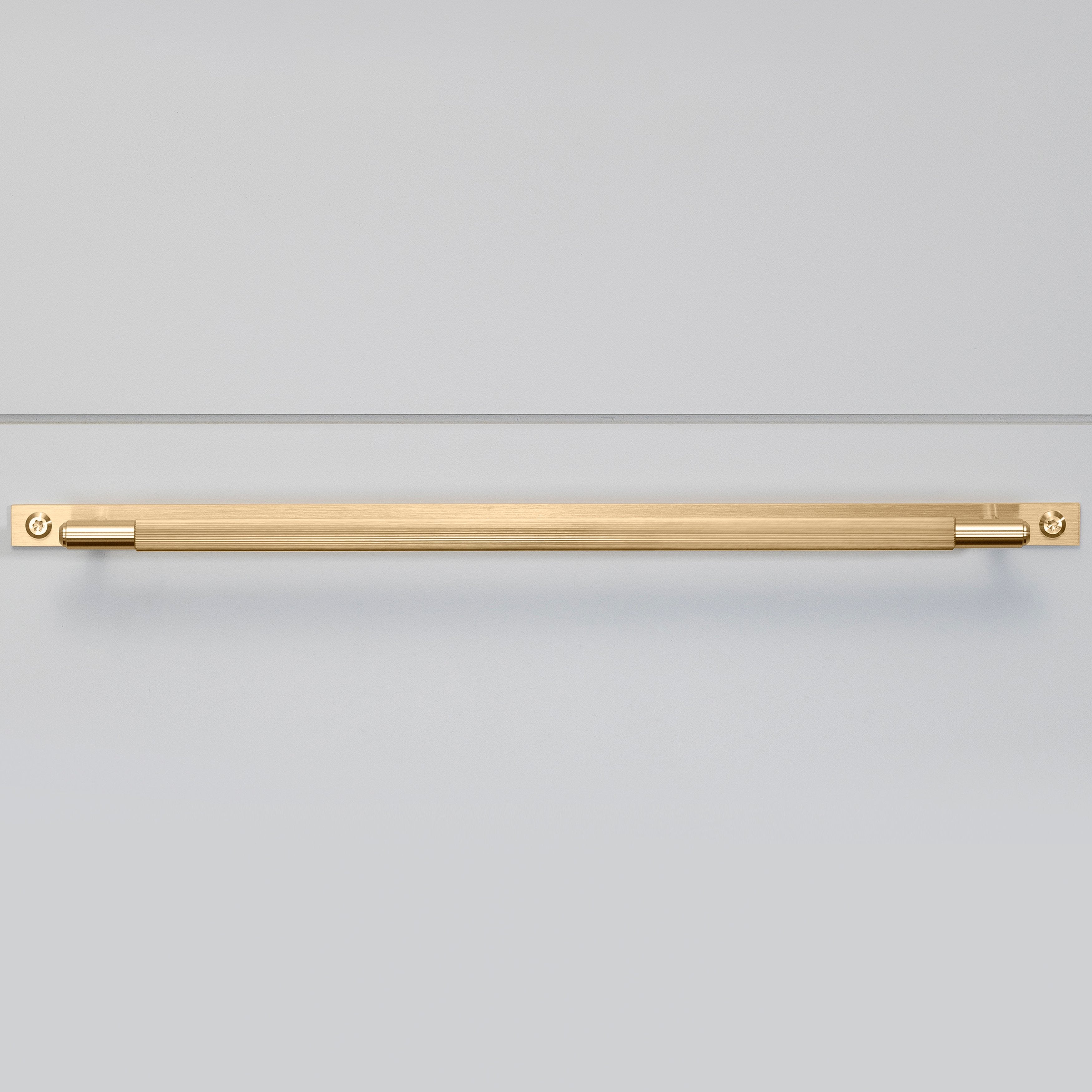PULL BAR / PLATE / LINEAR / BRASS - LARGE