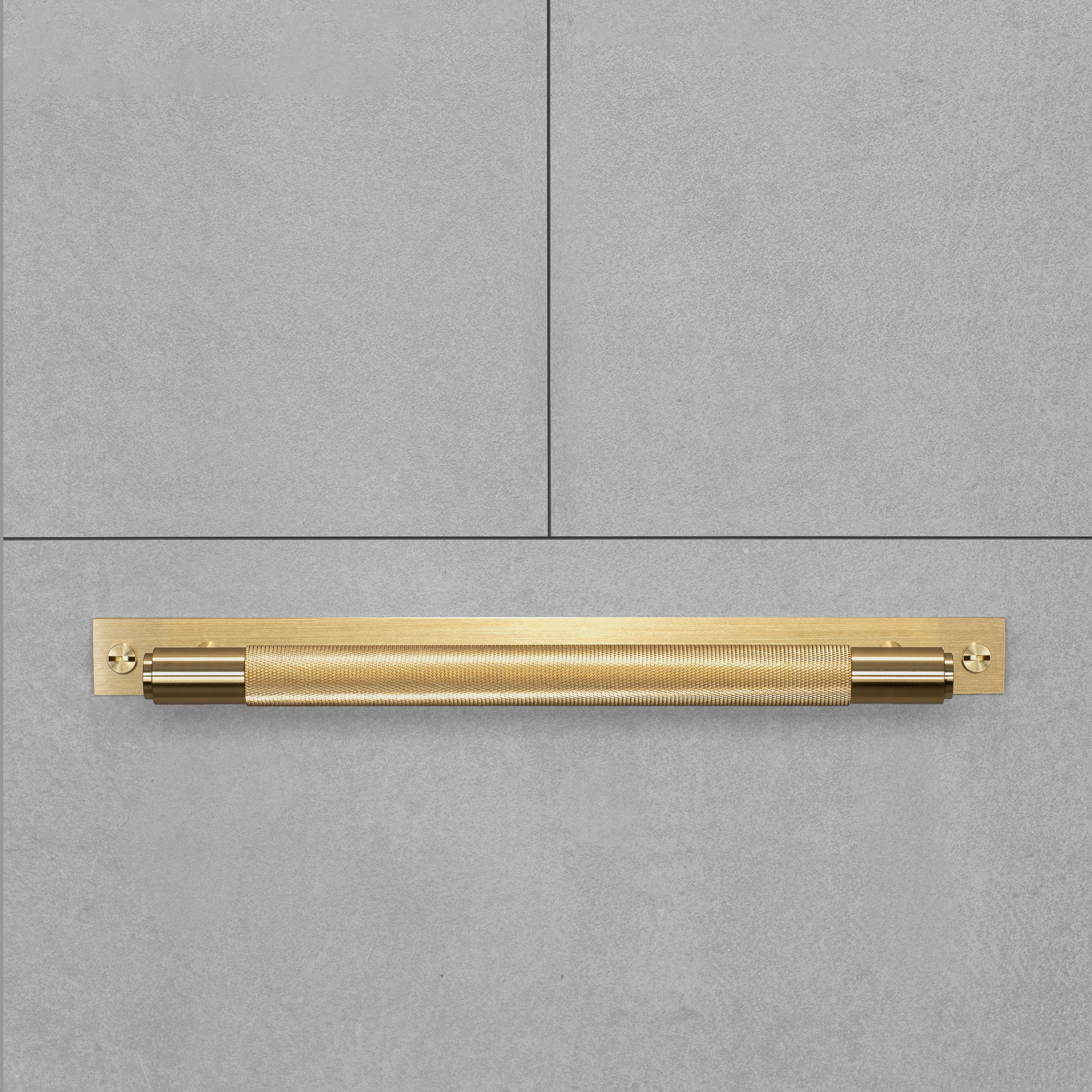 PULL BAR / PLATE / BRASS - LARGE