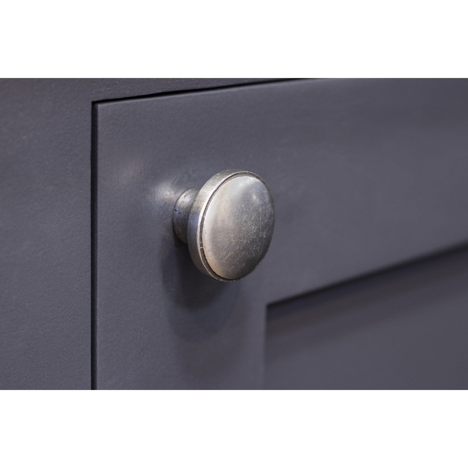 From the Anvil Natural Smooth Ribbed Cabinet Knob