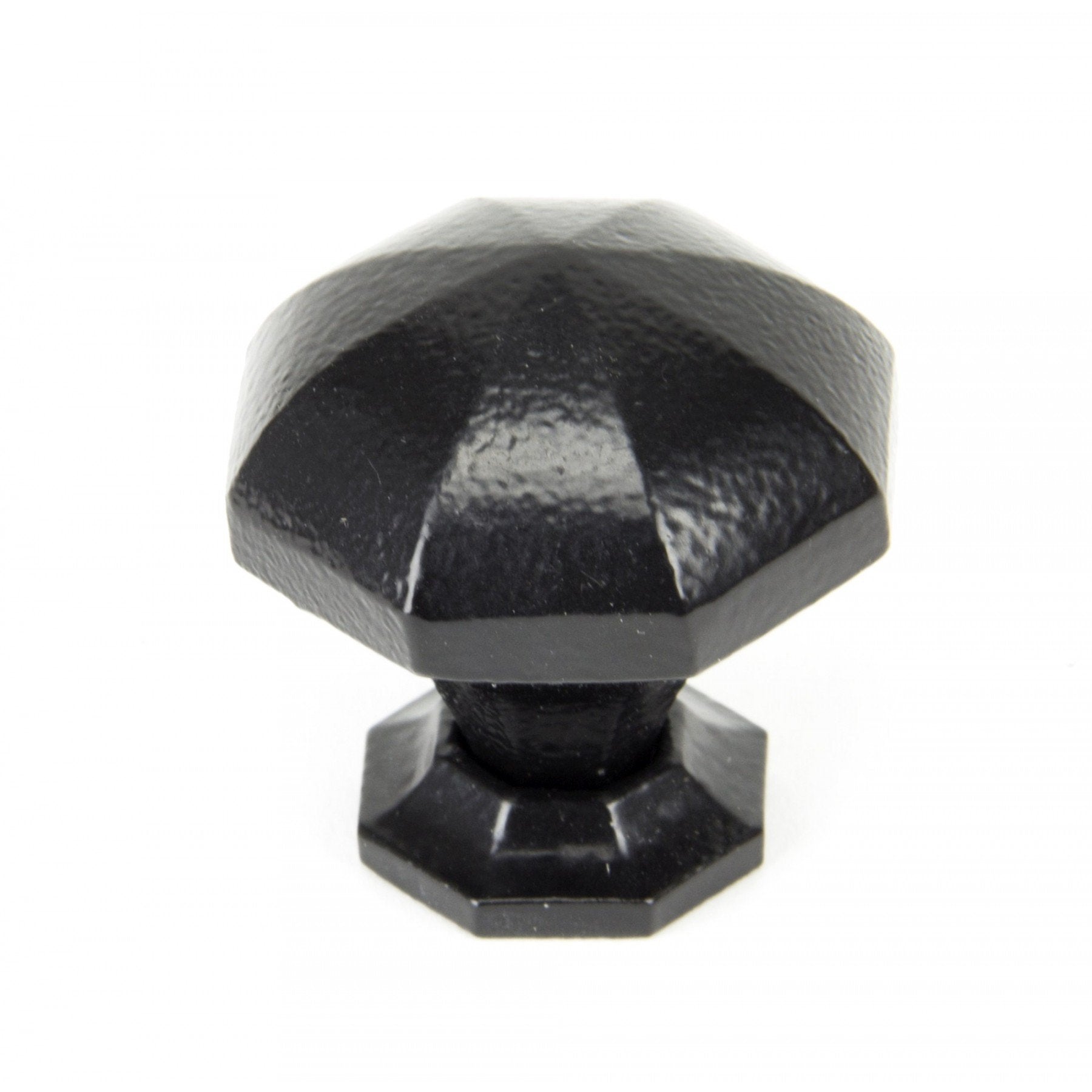 From the Anvil Black Octagonal Cabinet Knobs - Large