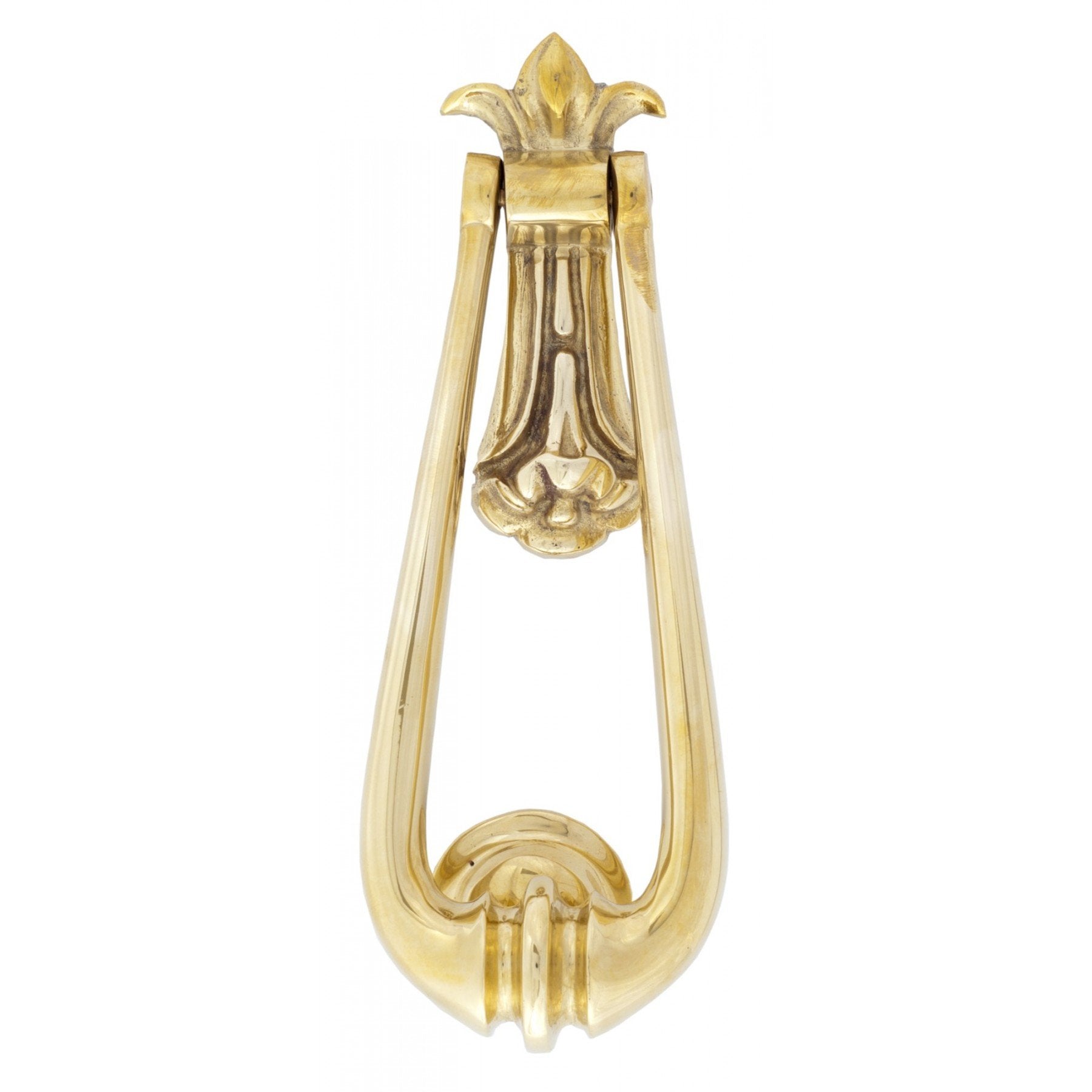From The Anvil Polished Brass Loop Door Knocker