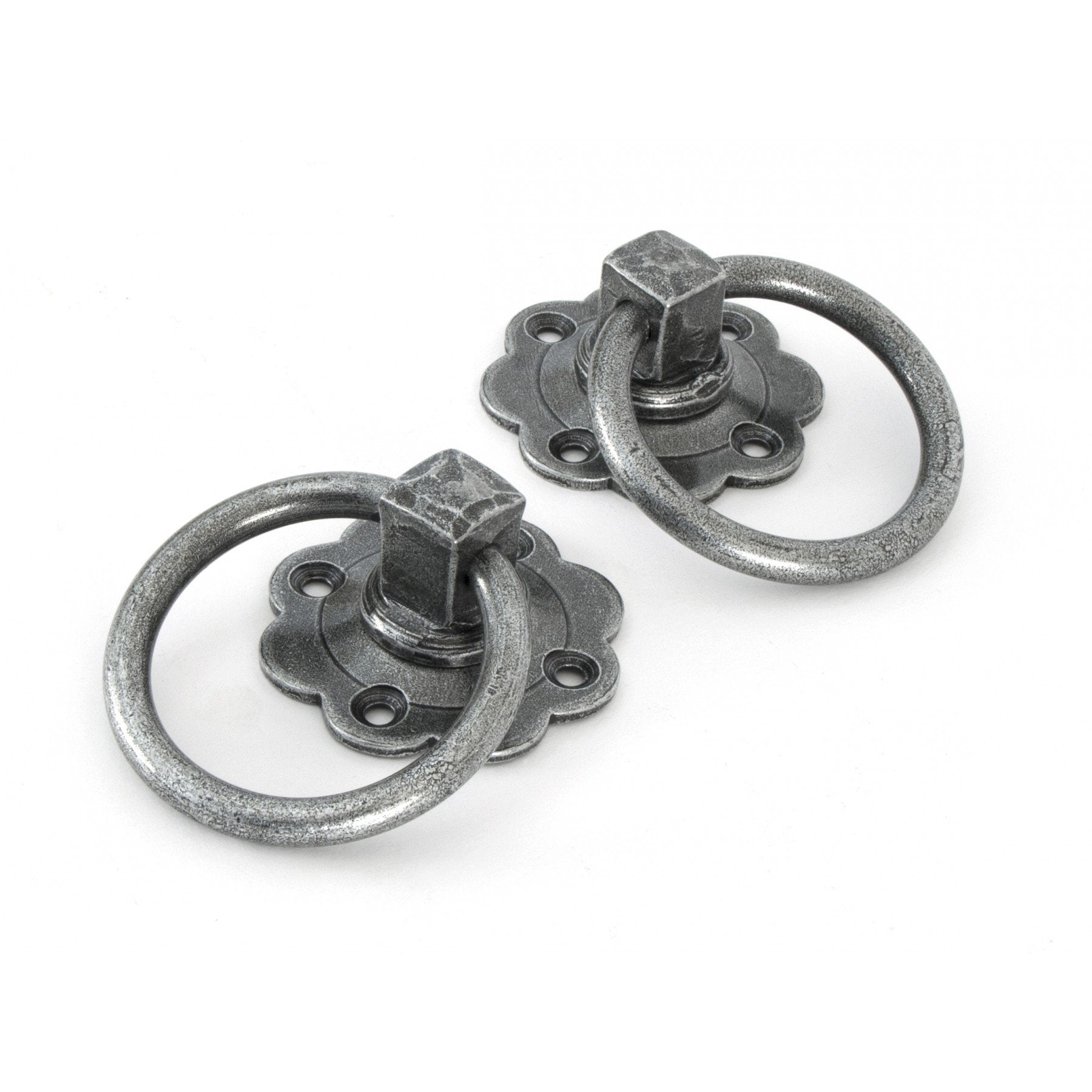 From the Anvil Pewter Ring Turn Handle Set