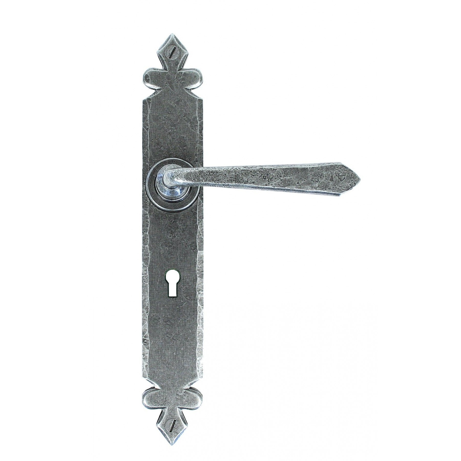 From the Anvil Pewter Cromwell Sprung Lever Lock Set