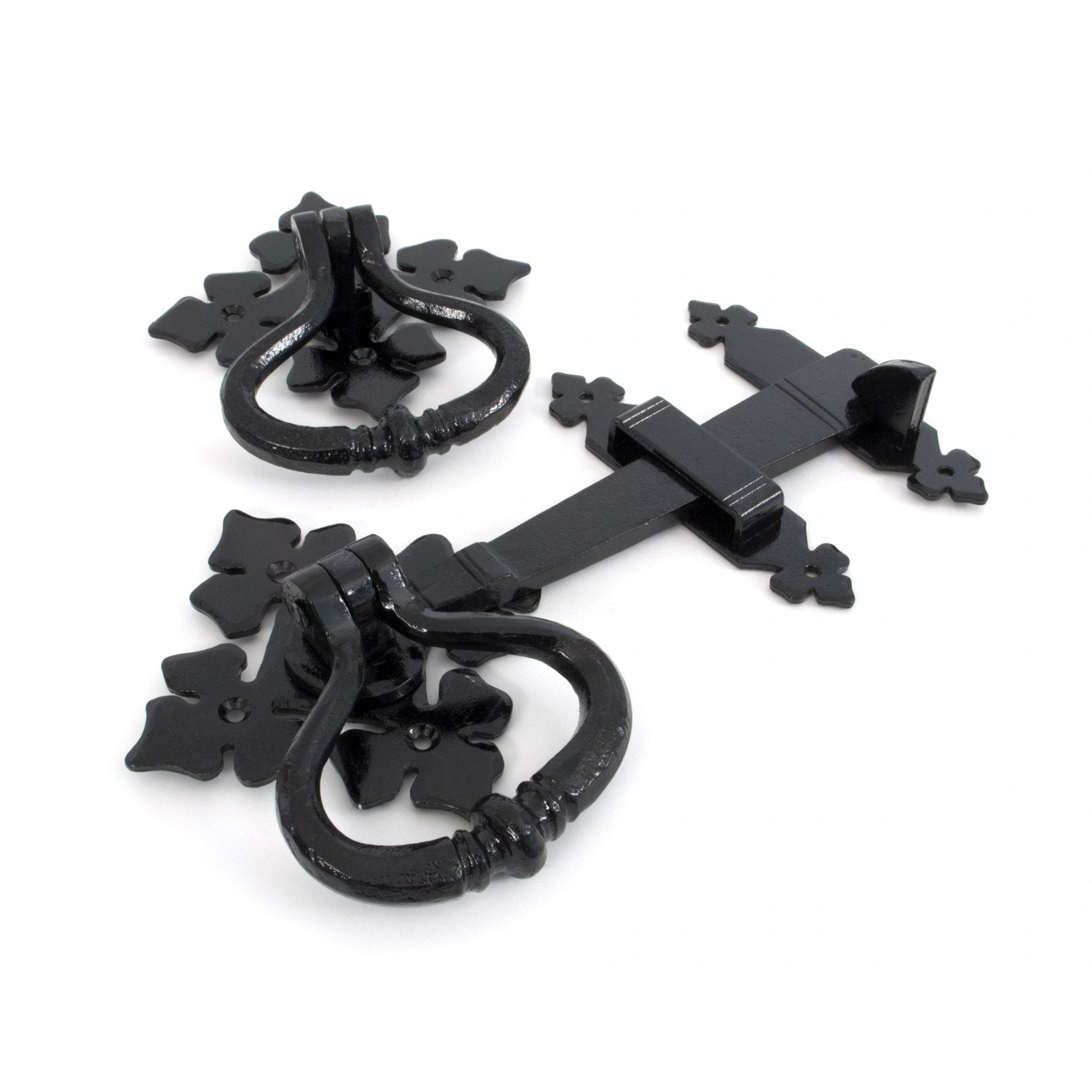 From the Anvil Black Shakespeare Latch Set