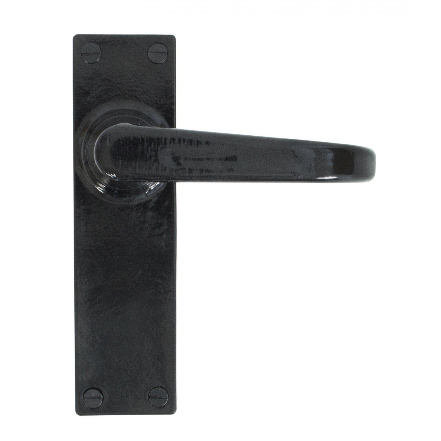 From the Anvil Black Deluxe Lever Latch Set