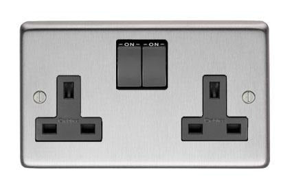 From The Anvil SSS Double 13 Amp Switched Socket - No.42 Interiors