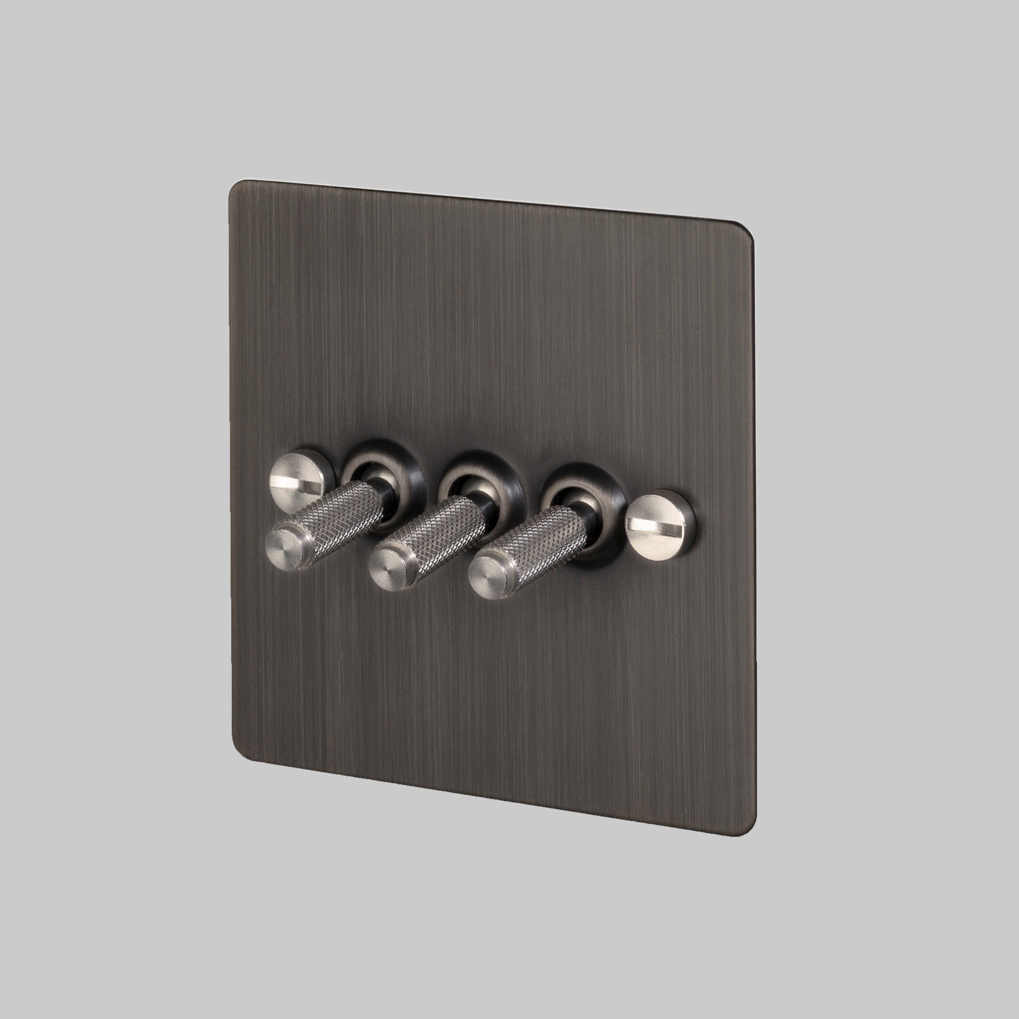 Buster and Punch 3G TOGGLE SWITCH / SMOKED BRONZE / STEEL - No.42 Interiors