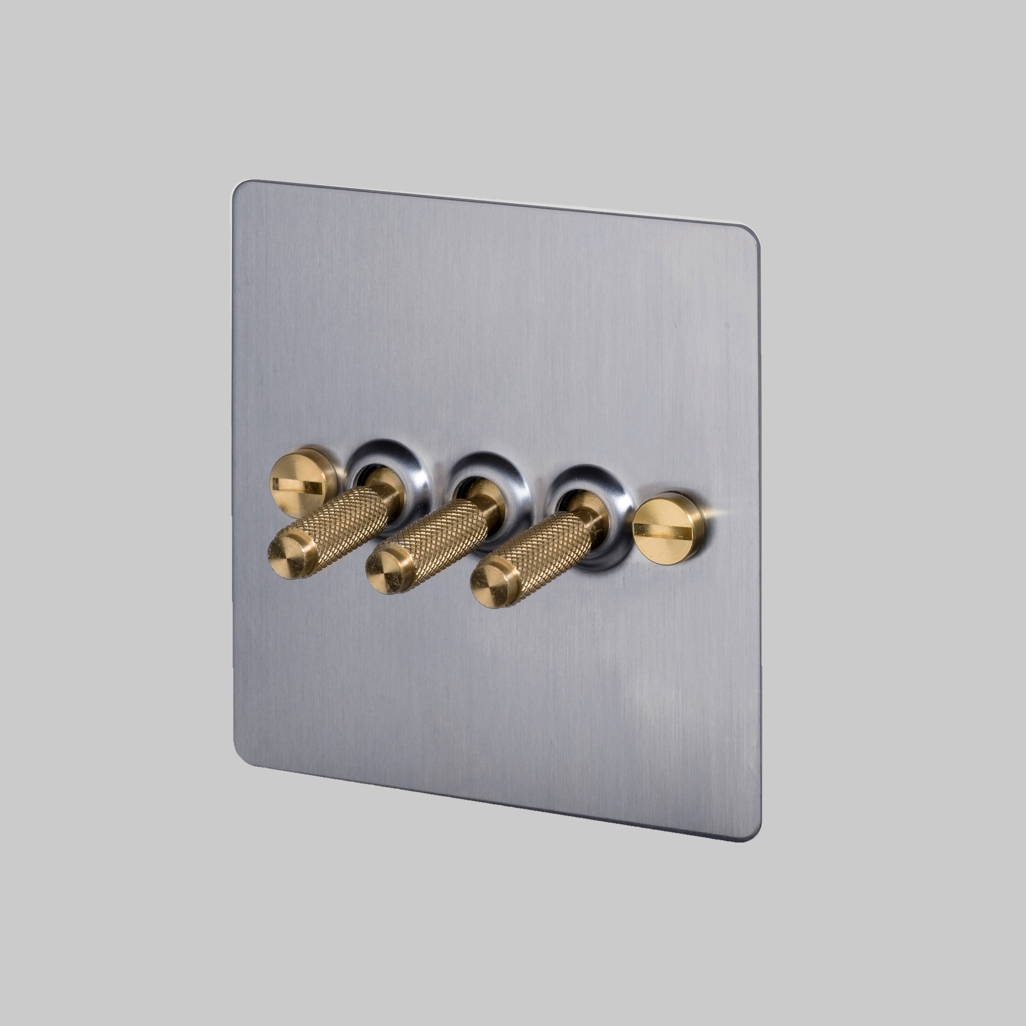 Buster and Punch 3G TOGGLE SWITCH / STEEL / BRASS - No.42 Interiors