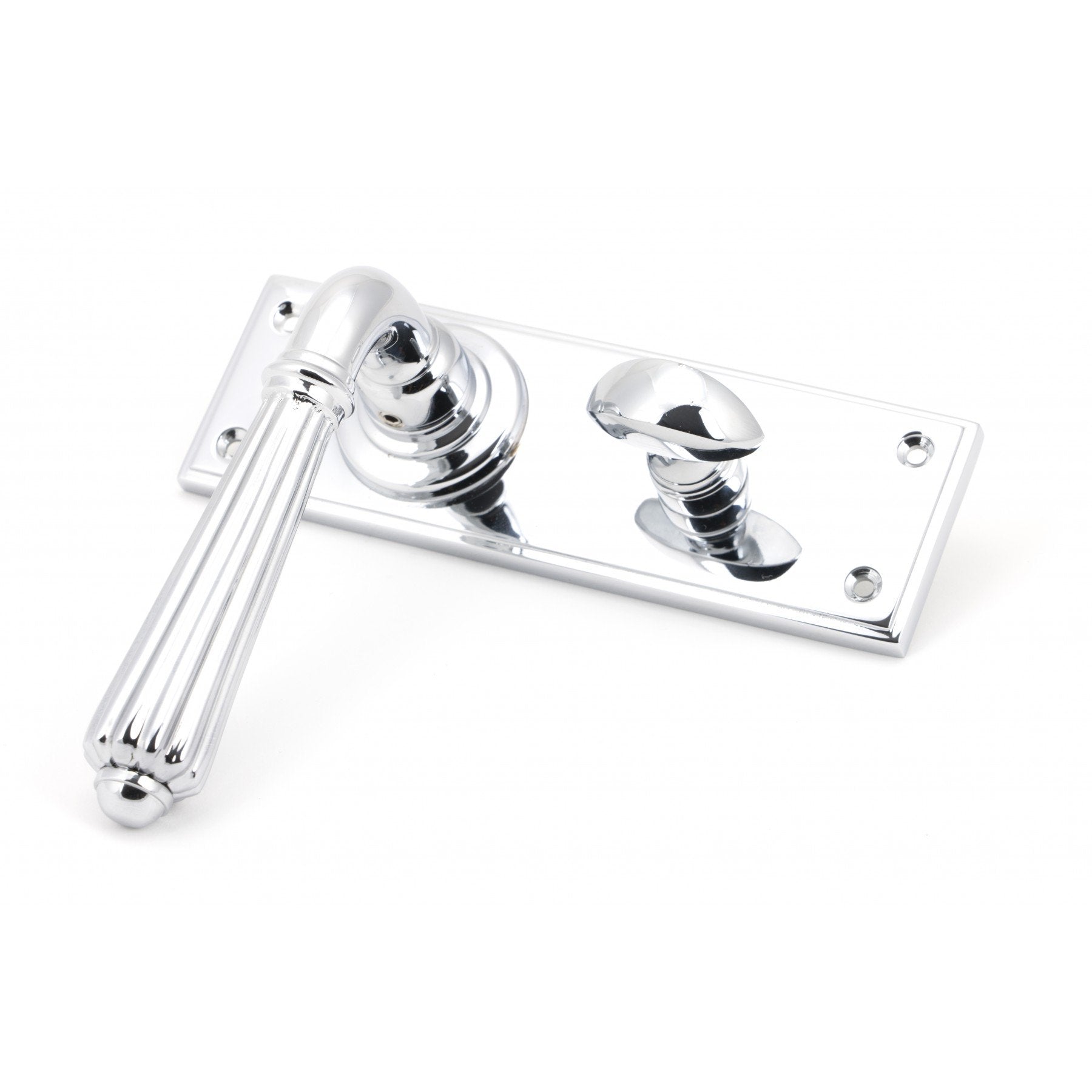 From the Anvil Polished Chrome Hinton Lever Bathroom Set