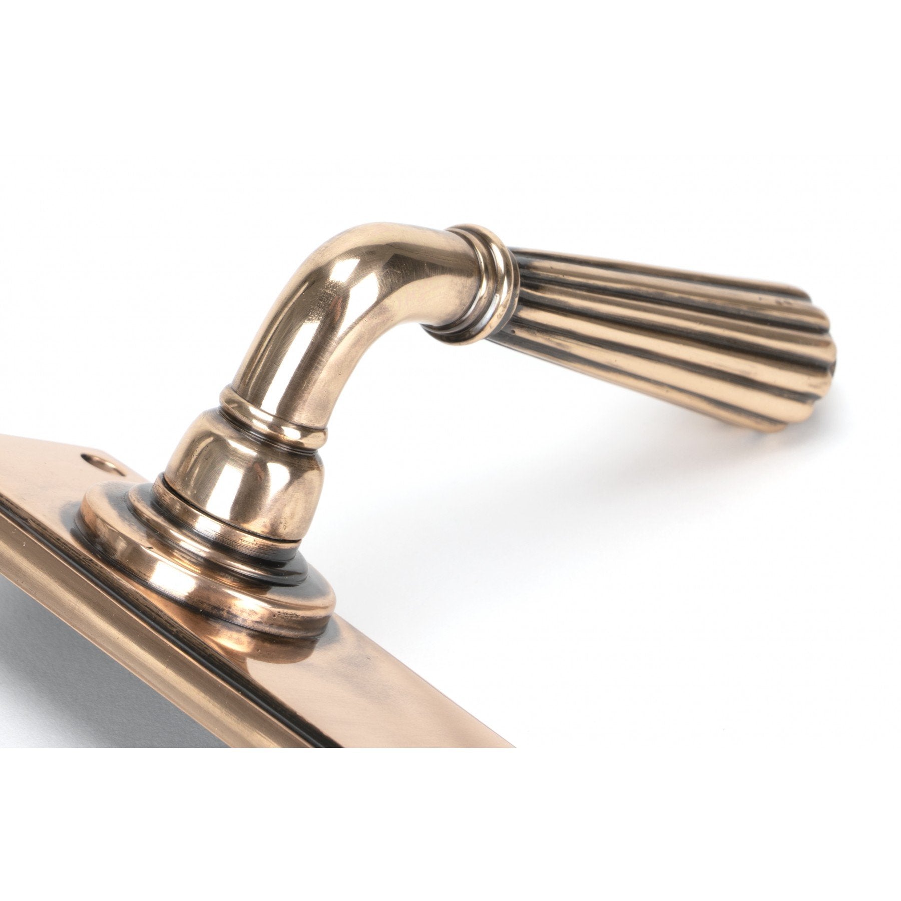 From the Anvil Polished Bronze Hinton Lever Bathroom Set