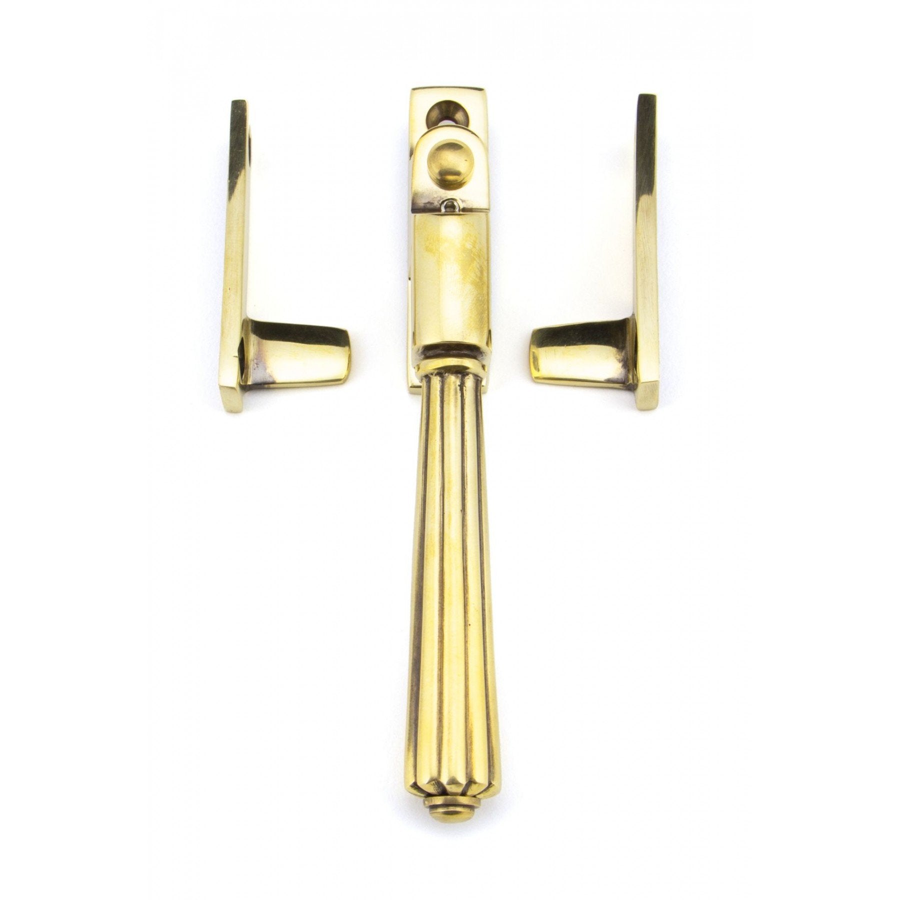 From the Anvil Aged Brass Night-Vent Locking Hinton Fastener
