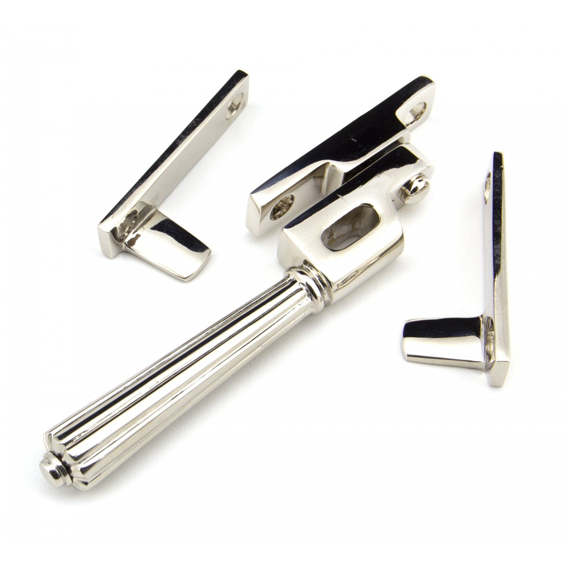 From the Anvil Polished Nickel Night-Vent Locking Hinton Fastener