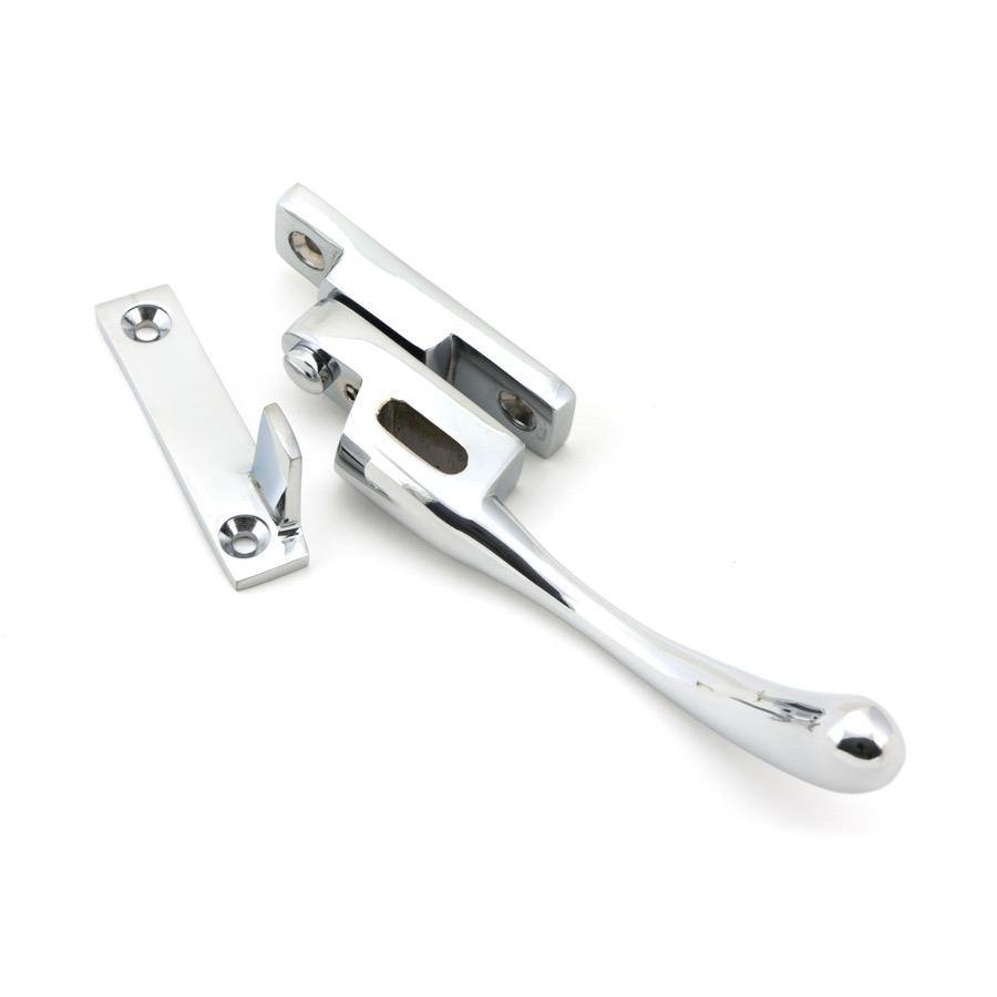 From the Anvil Polished Chrome Night-Vent Locking Peardrop Fastener - RH