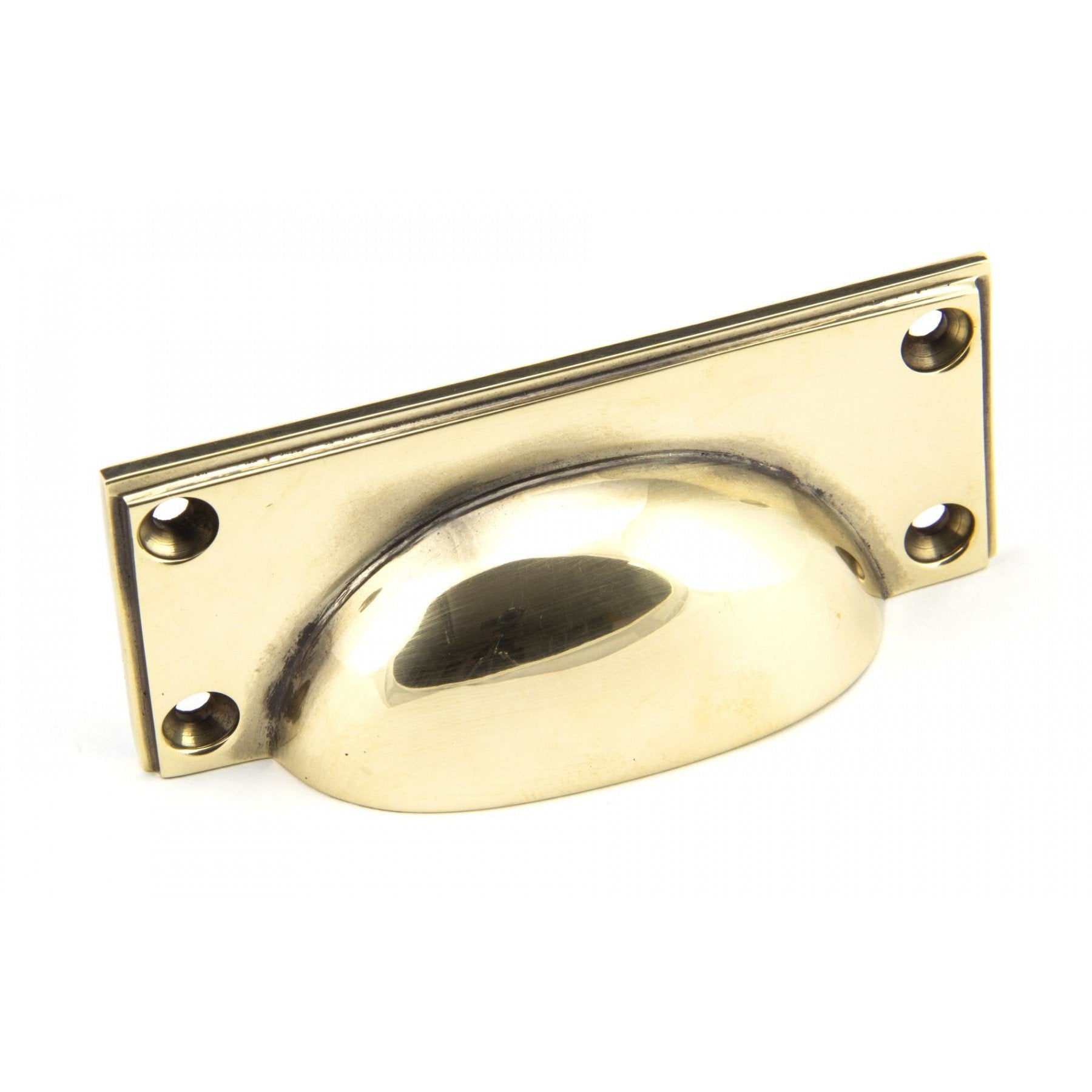 From the Anvil Aged Brass Art Deco Drawer Pull - No.42 Interiors
