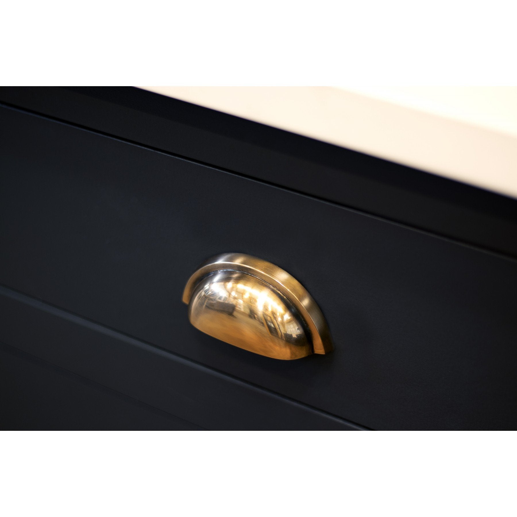 From the Anvil Polished Bronze Regency Concealed Drawer Pull - No.42 Interiors