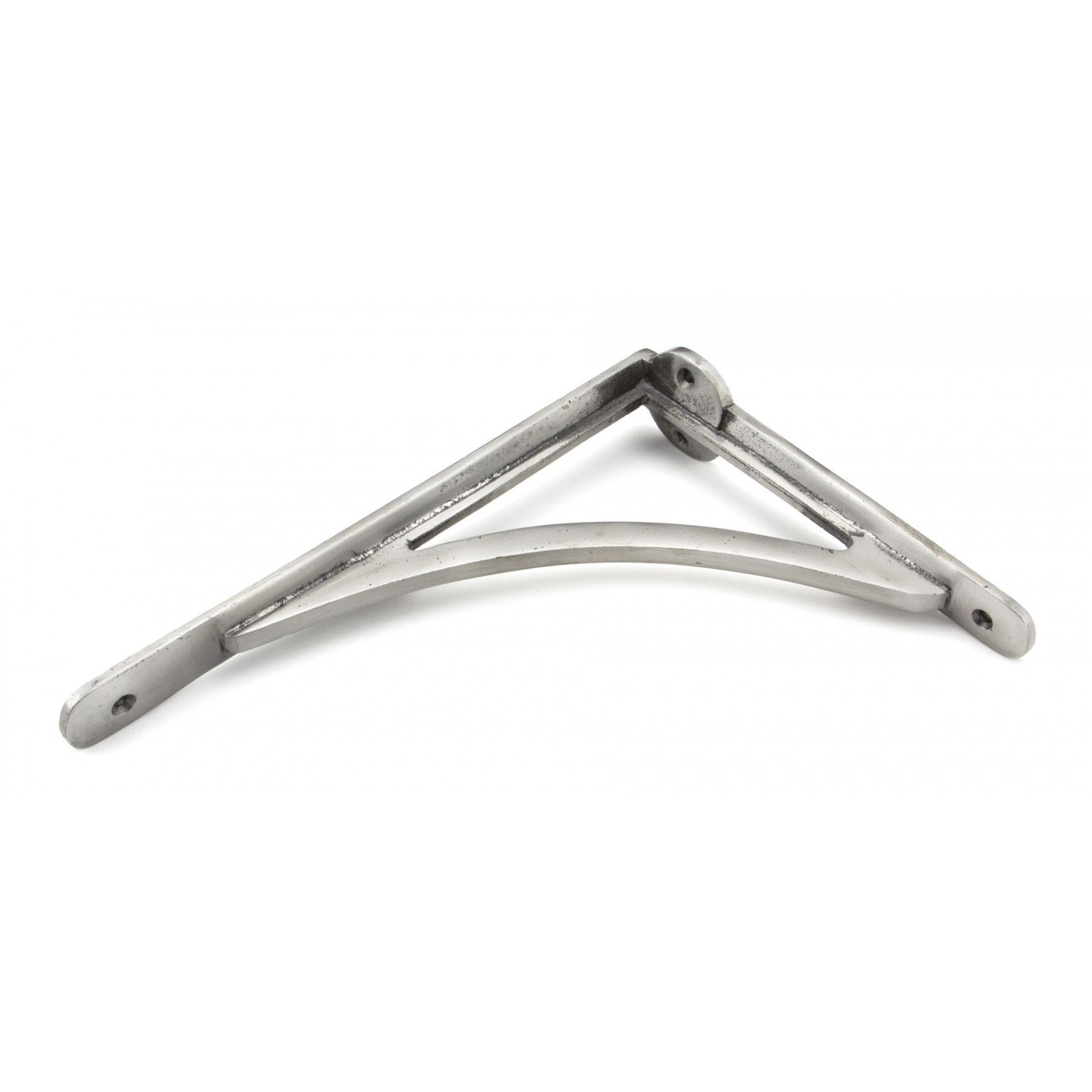 From the Anvil Natural Smooth 10'' x 7'' Curved Shelf Bracket - No.42 Interiors