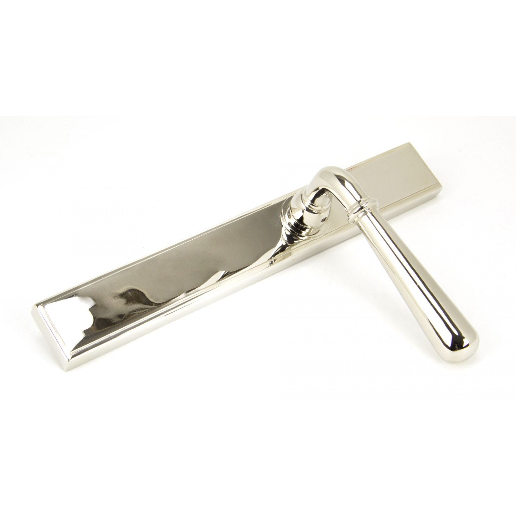 From the Anvil Polished Nickel Newbury Slimline Lever Latch Set - No.42 Interiors