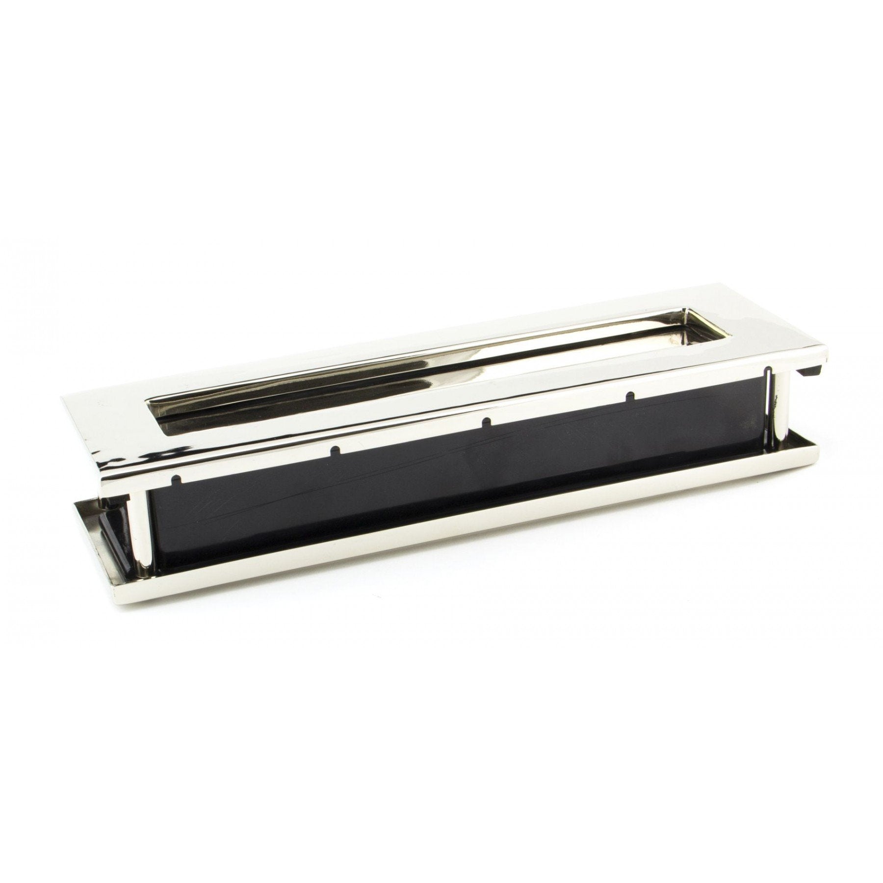 From the Anvil Polished Nickel Traditional Letterbox - No.42 Interiors