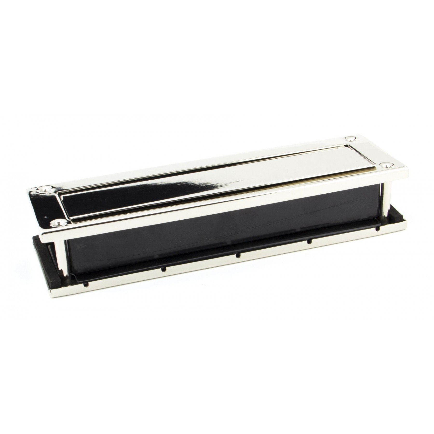 From the Anvil Polished Nickel Traditional Letterbox - No.42 Interiors