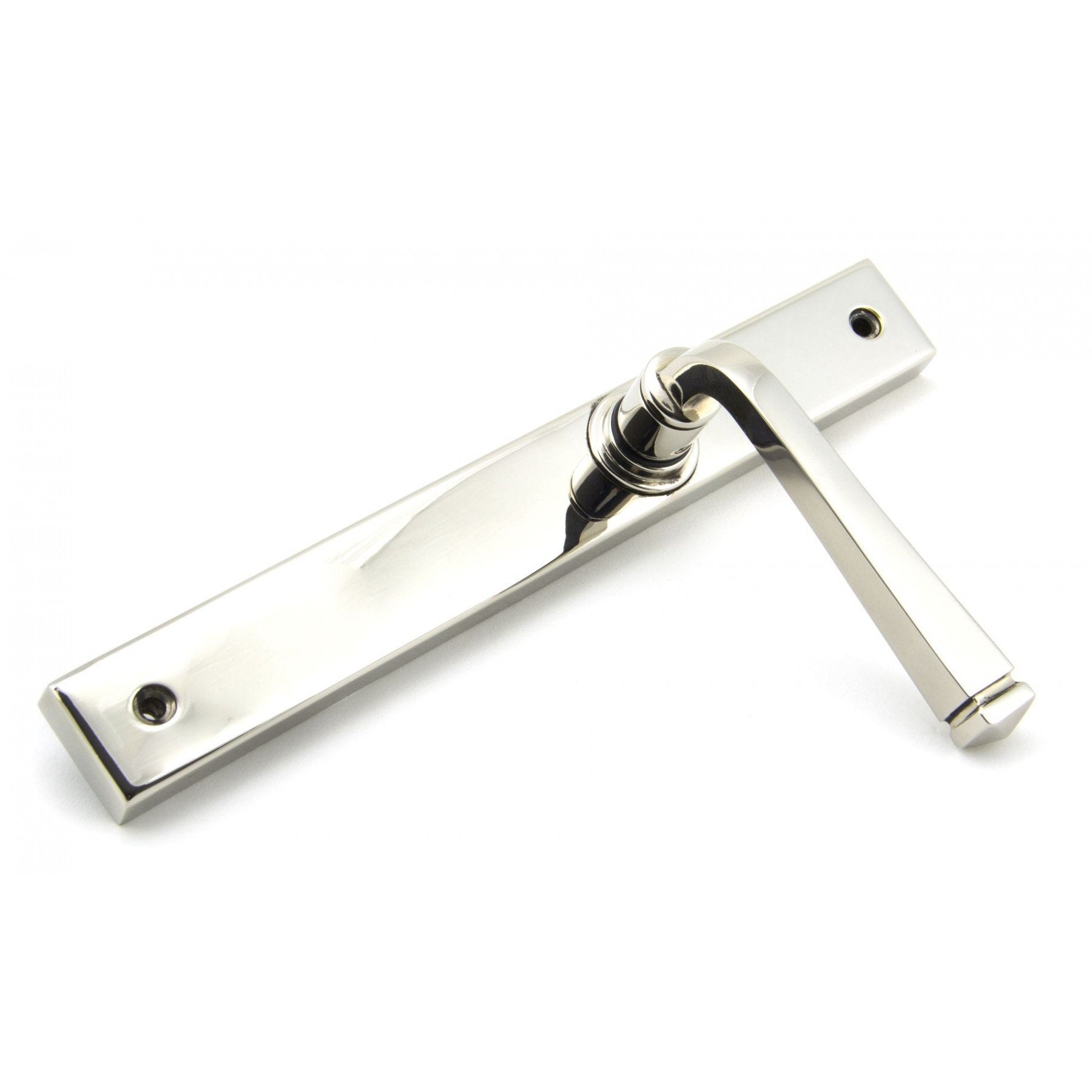 From the Anvil Polished Nickel Avon Slimline Lever Latch Set - No.42 Interiors