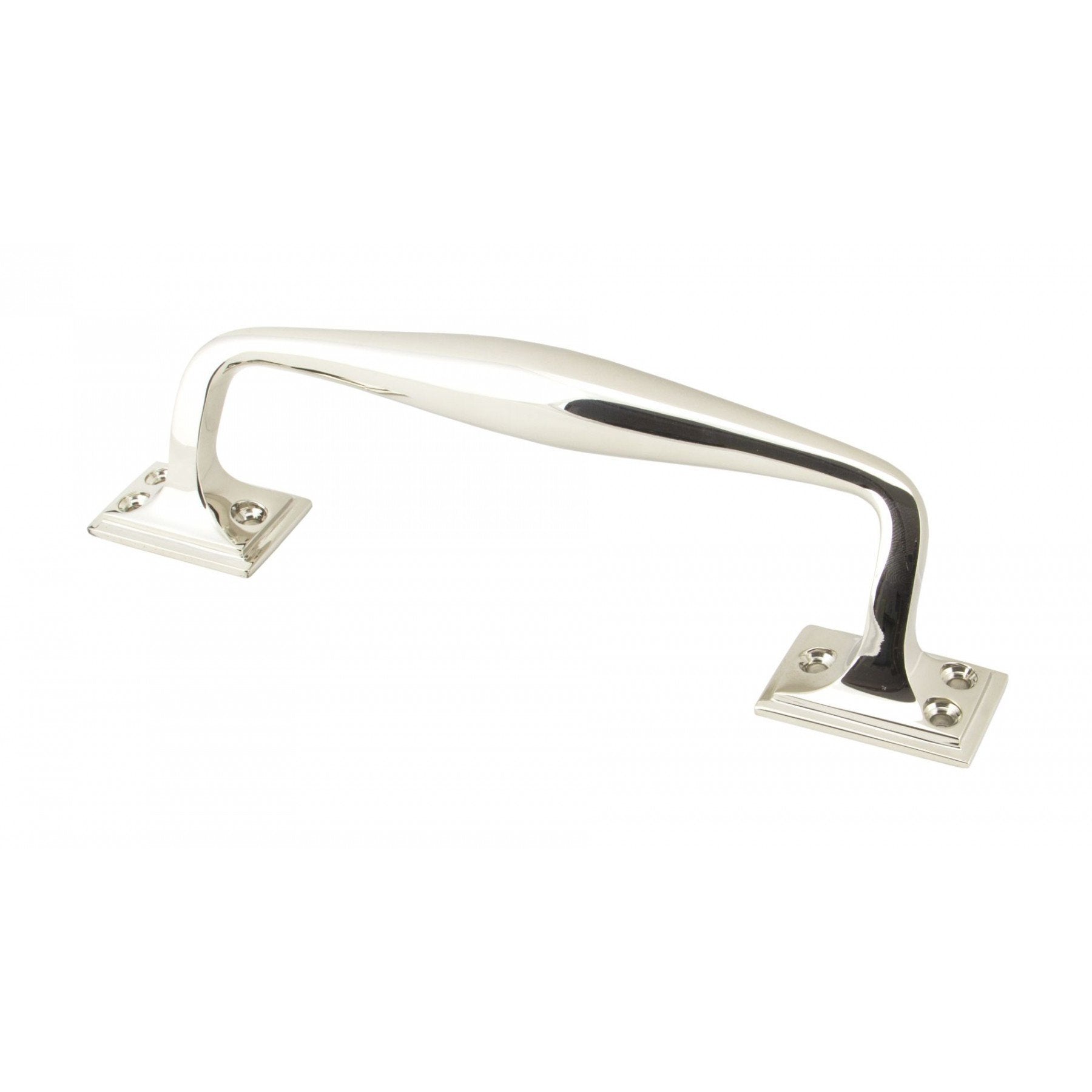 From the Anvil Polished Nickel 230mm Art Deco Pull Handle - No.42 Interiors