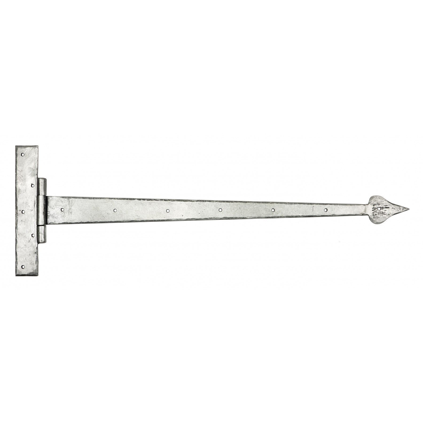 From The Anvil Pewter 36" Barn Door T Hinge (pair) - No.42 Interiors