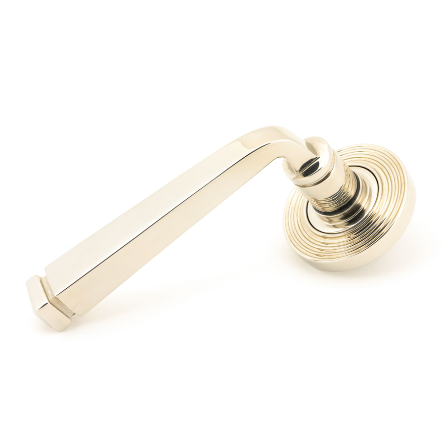 From the Anvil Polished Nickel Avon Round Lever on Rose Set (Beehive)