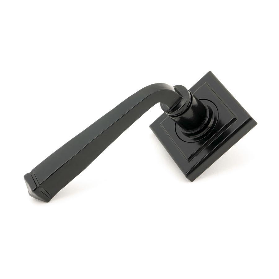 From the Anvil Black Avon Round Lever on Rose Set (Square)