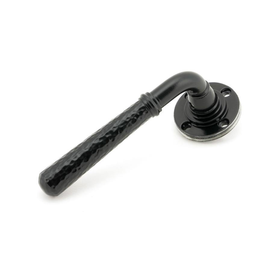 From the Anvil Black Hammered Newbury Lever on Rose Set (Beehive)