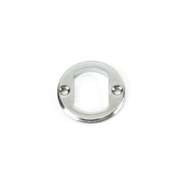 From the Anvil Polished Chrome Round Escutcheon (Art Deco)