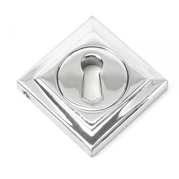 From the Anvil Polished Chrome Round Escutcheon (Square)