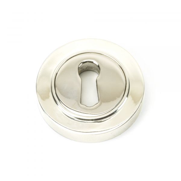 From the Anvil Polished Nickel Round Escutcheon (Plain)