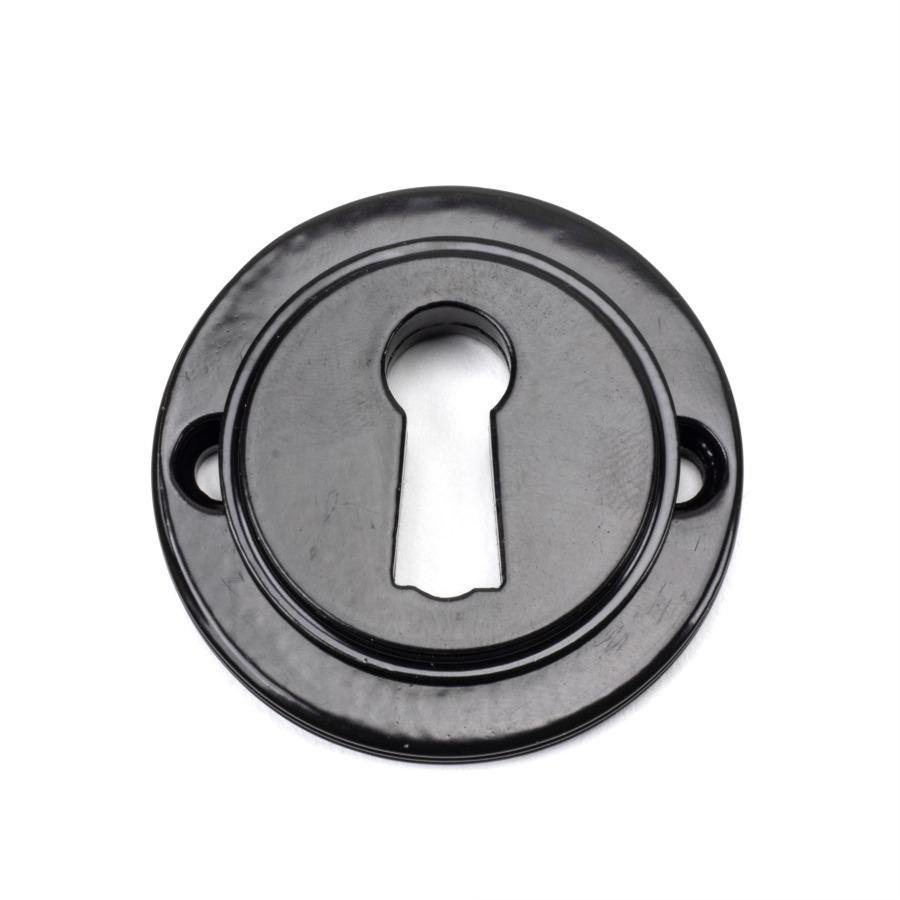 From the Anvil Black Round Escutcheon (Beehive)